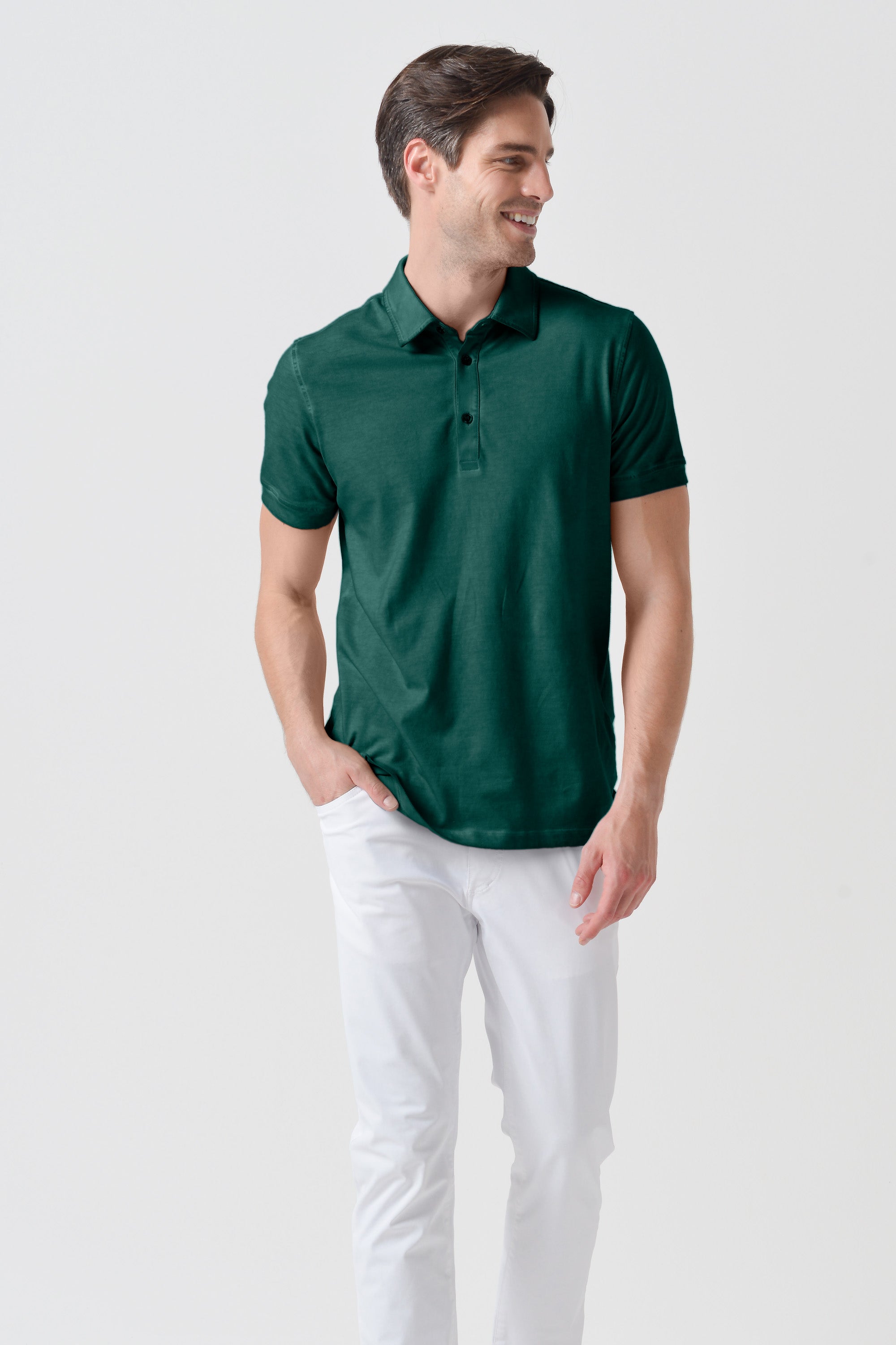 Hampton Polo Slim - Lagoon