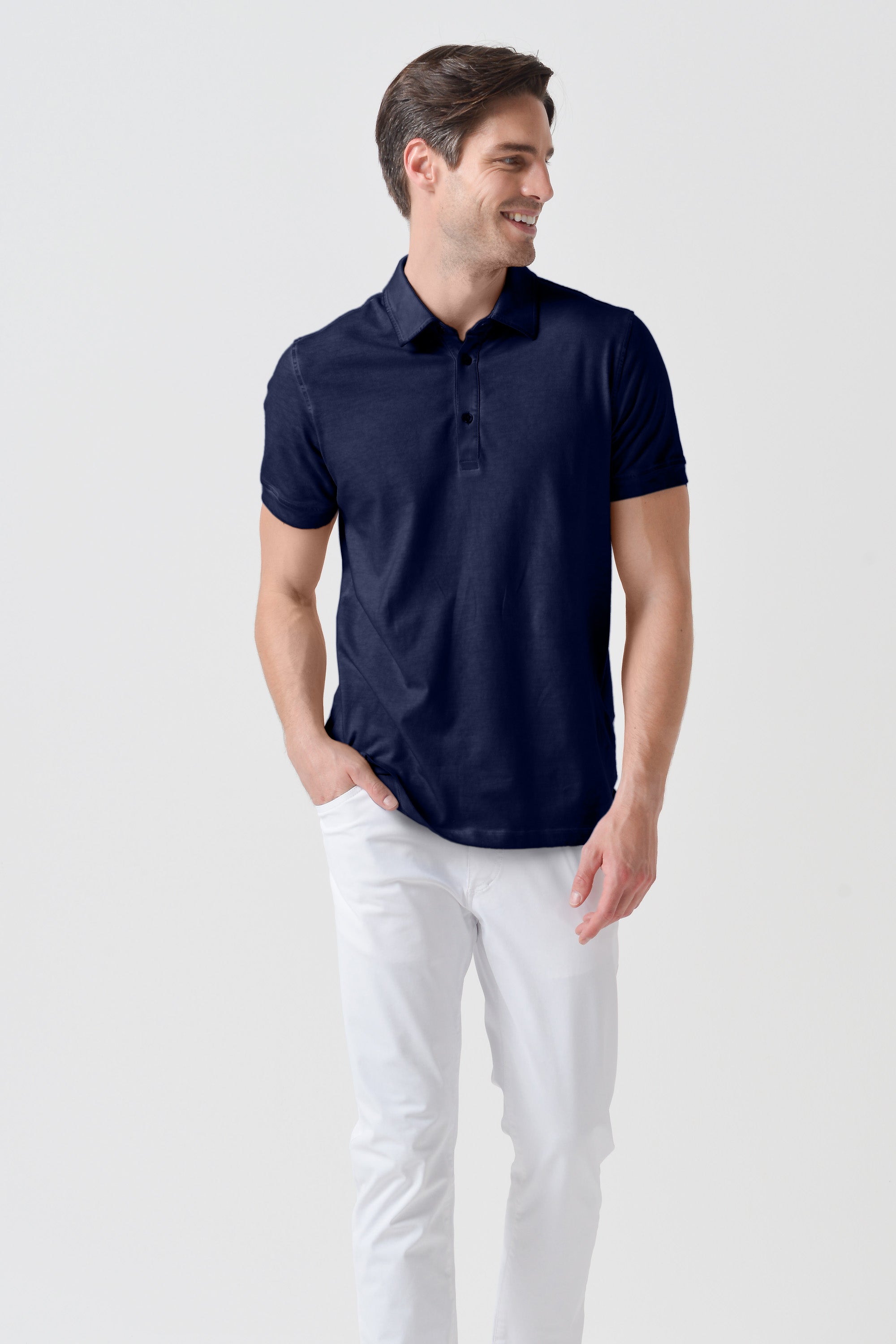 Hampton Polo Slim - Navy