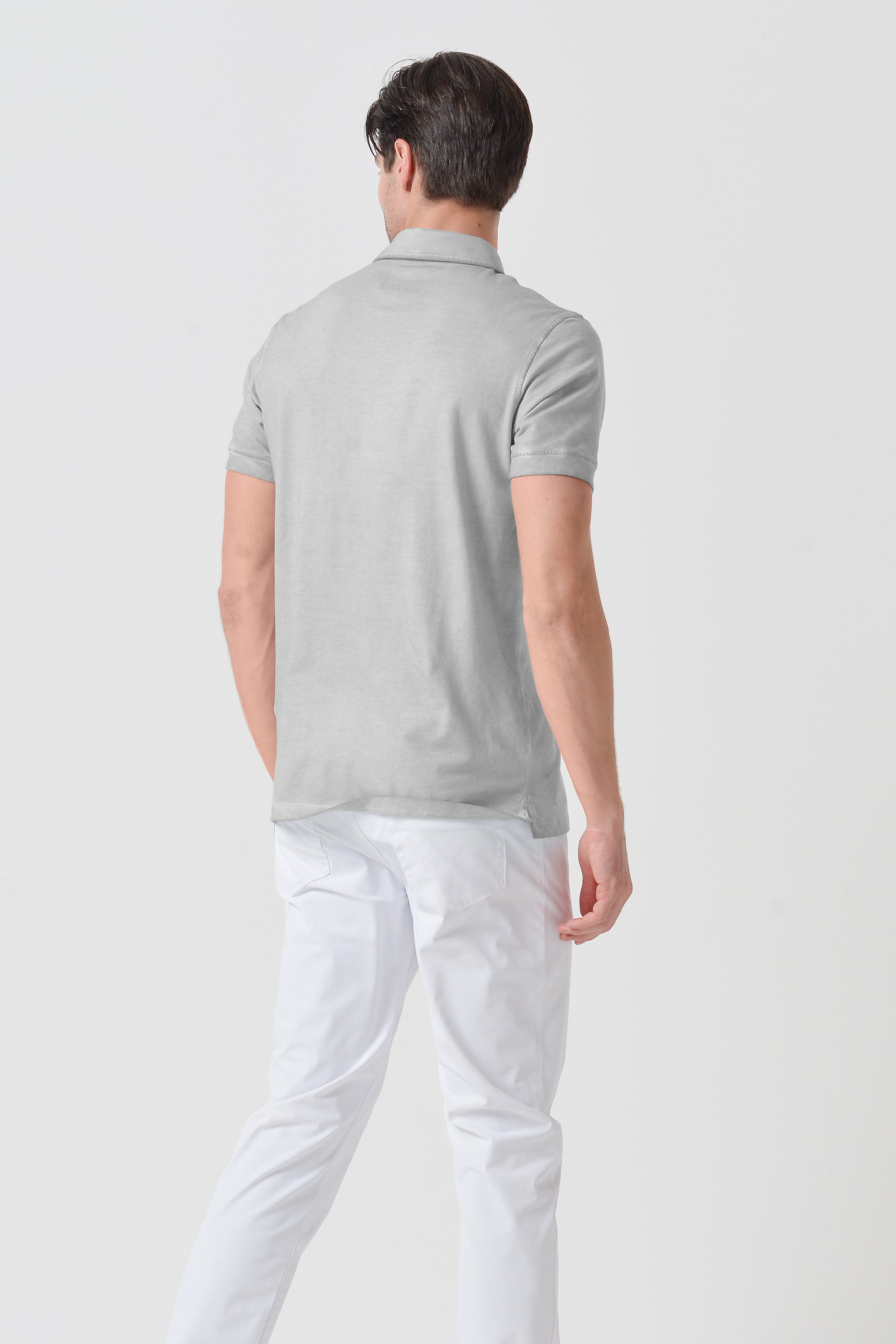 Hampton Polo Slim - Marmo