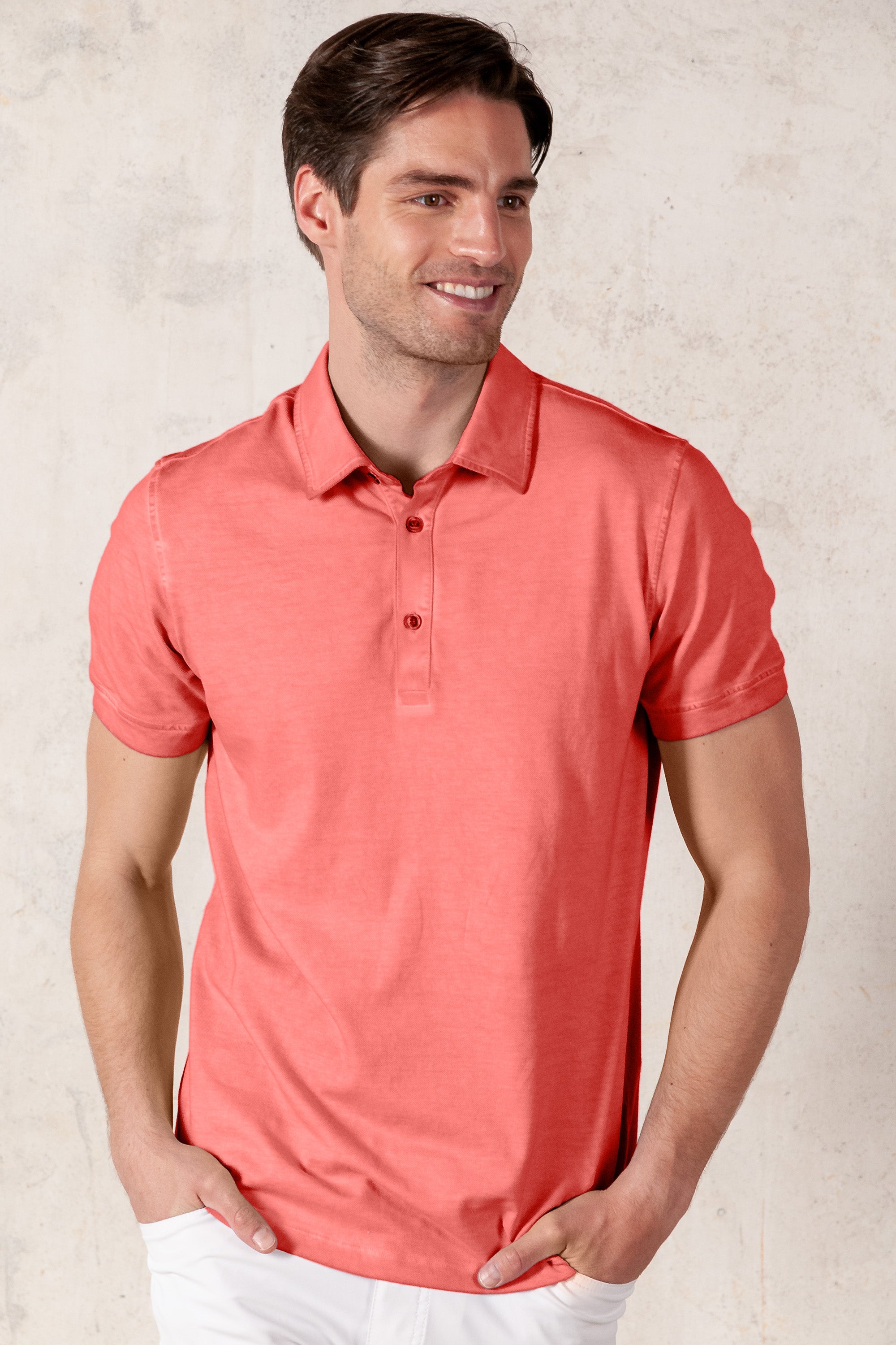 Hampton Polo Slim - Hibiscus