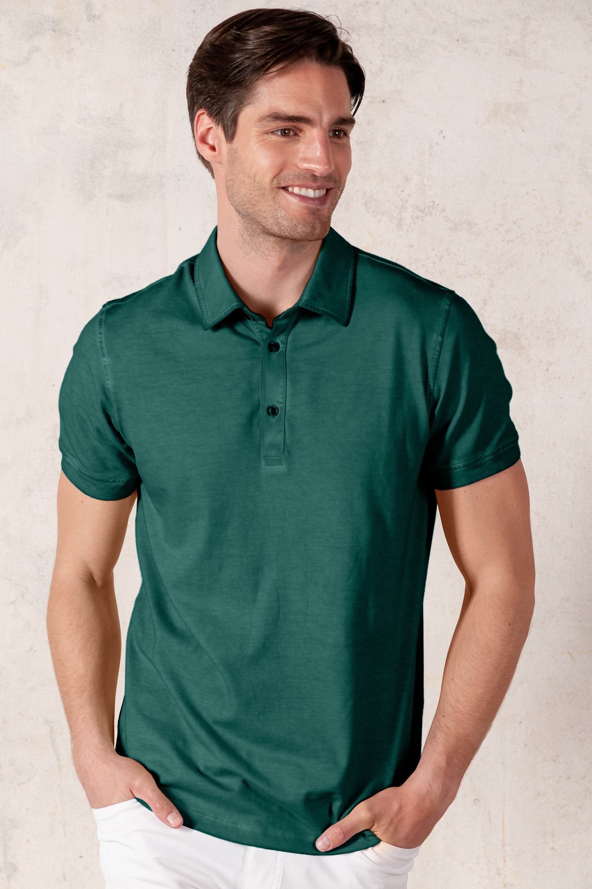 Hampton Polo Slim - Lagoon