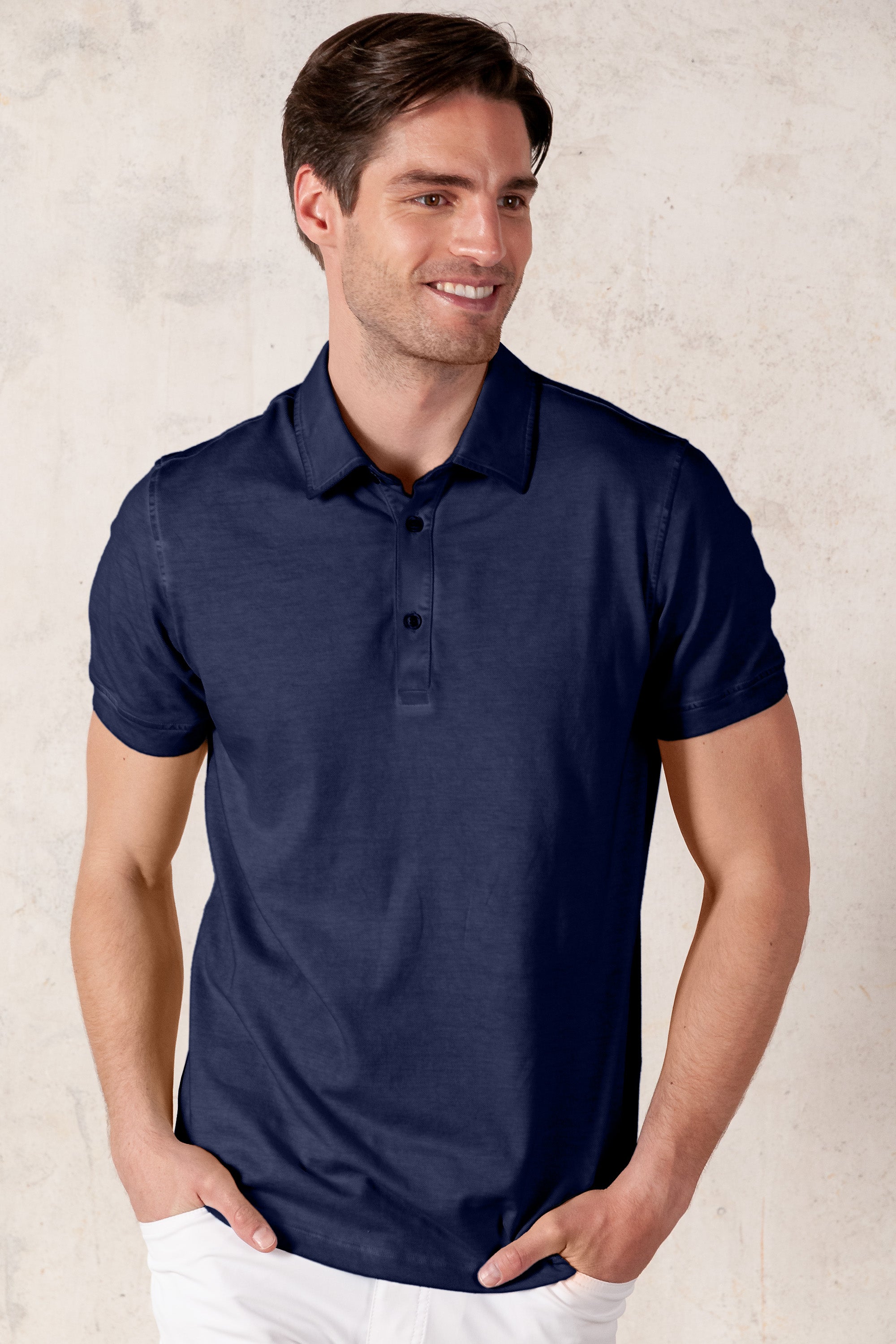 Hampton Polo Slim - Navy