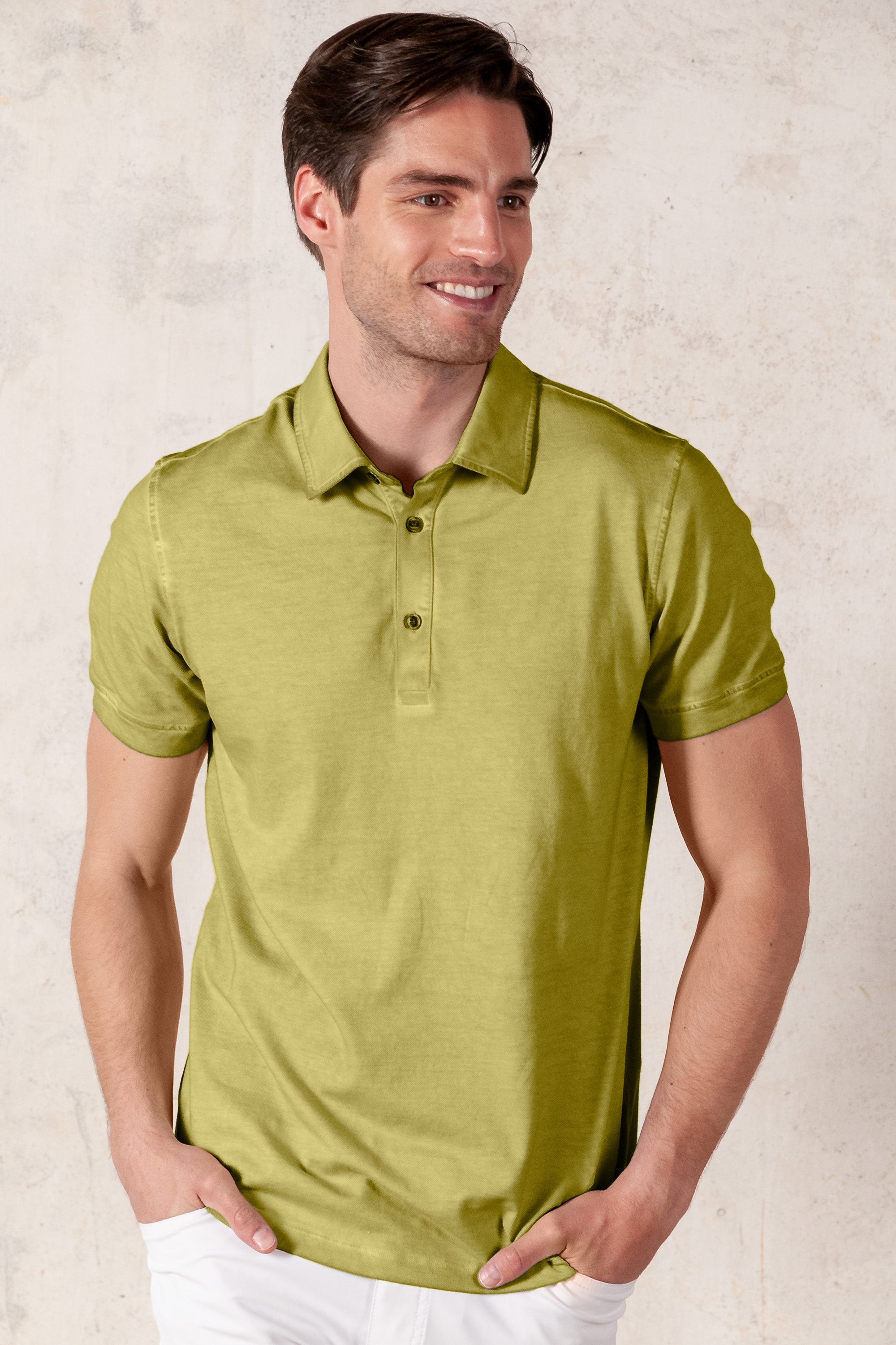 Hampton Polo Slim - Pistacchio