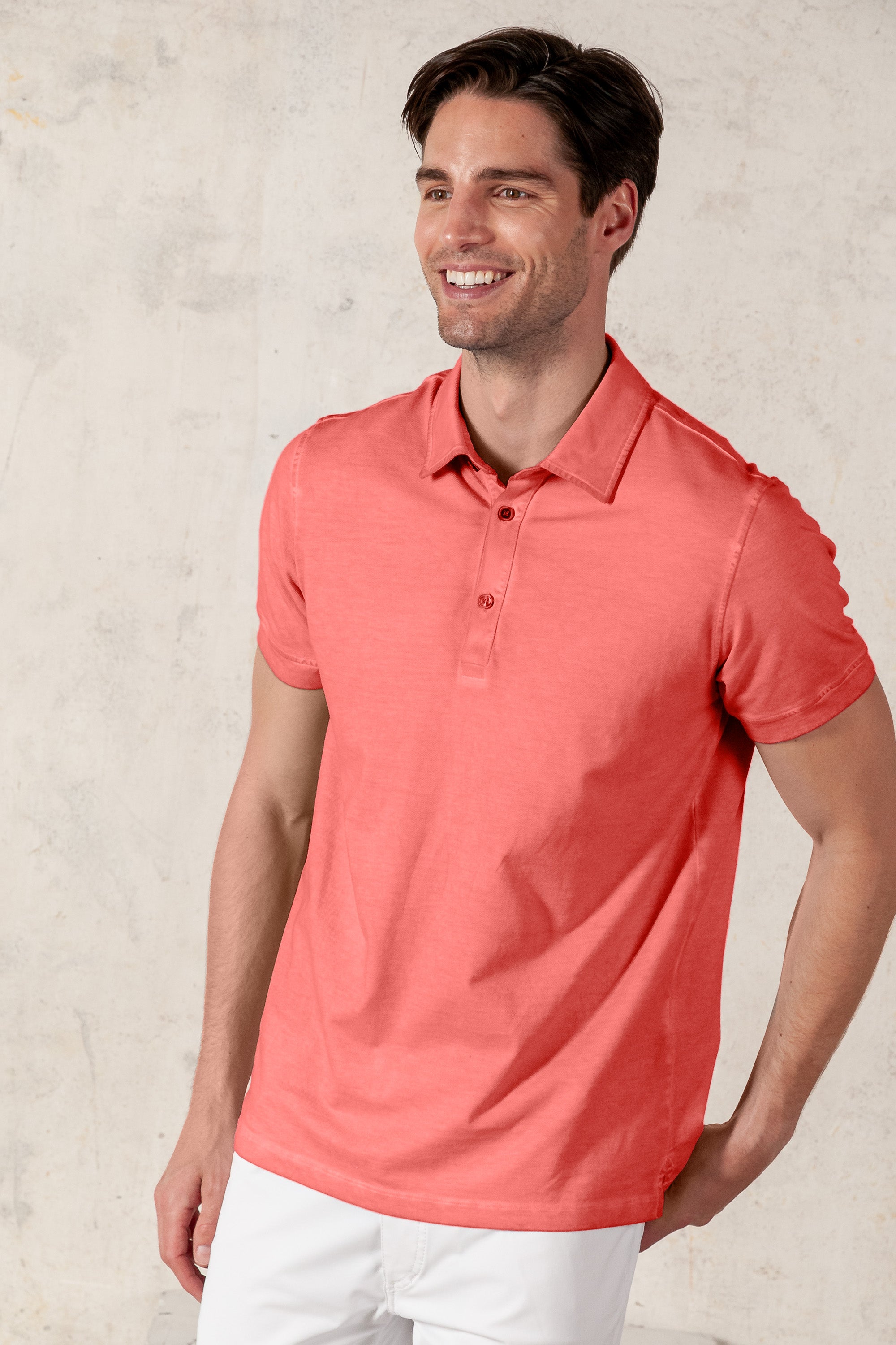 Hampton Polo Slim - Hibiscus