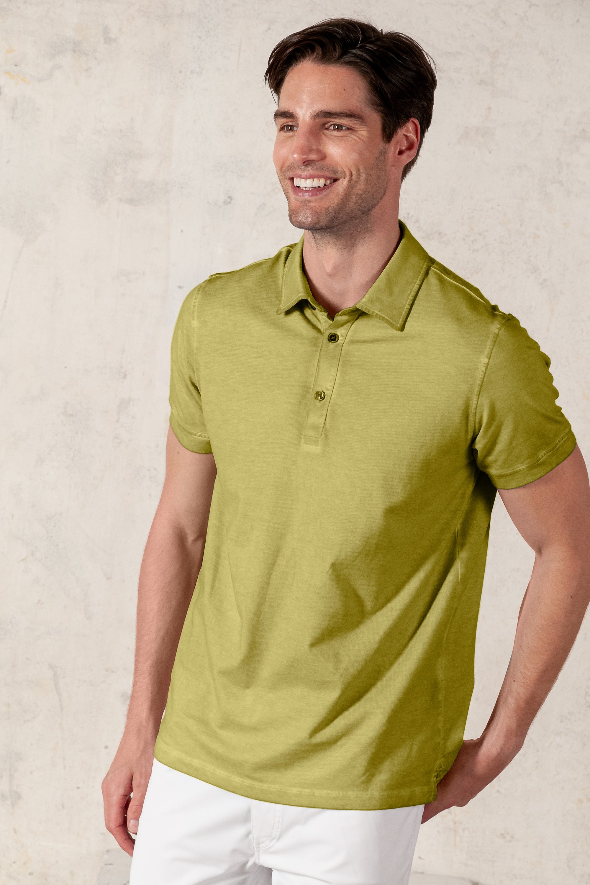 Hampton Polo Slim - Pistacchio