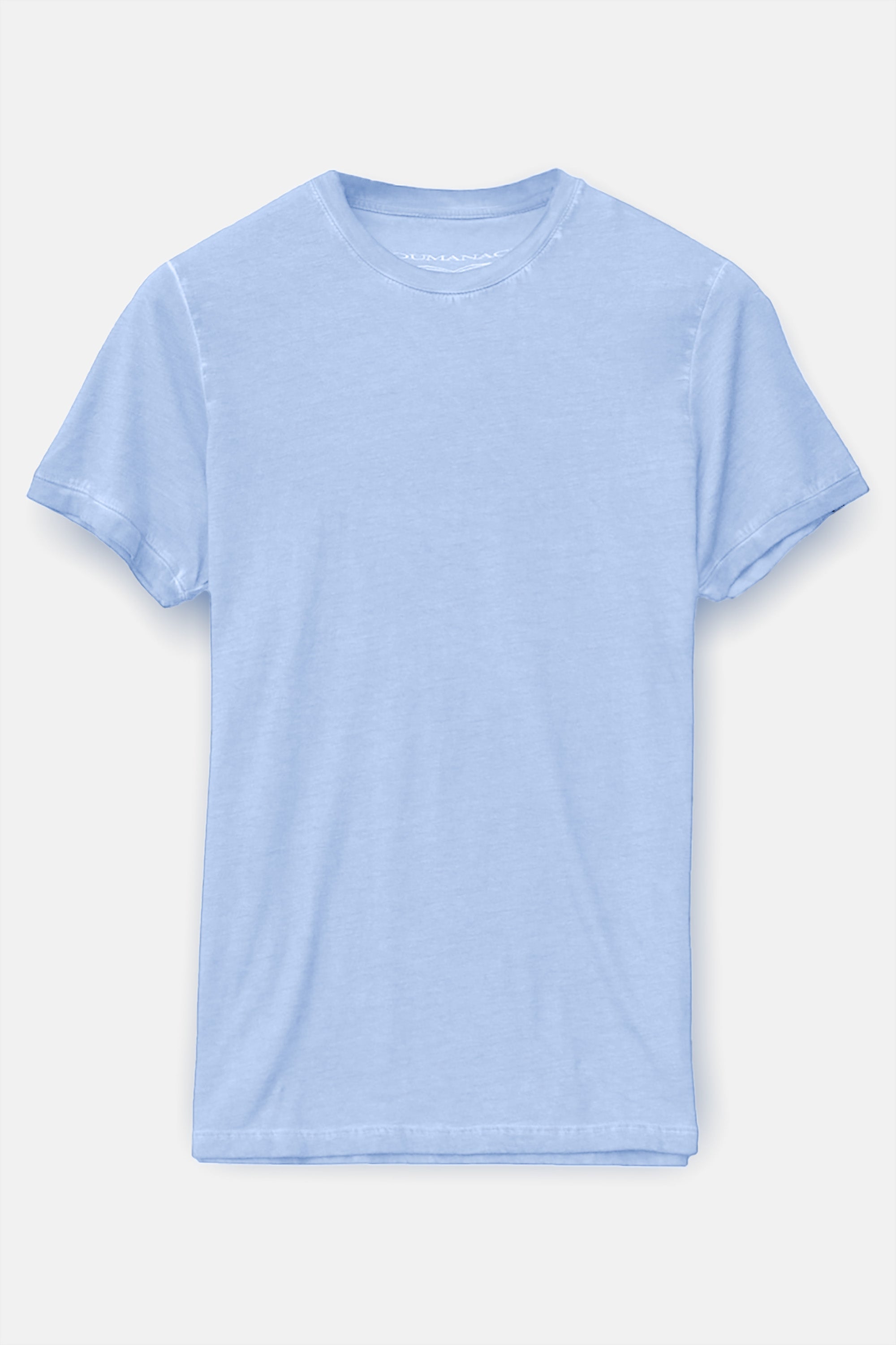 Smart Casual Cotton T-Shirt - Cielo