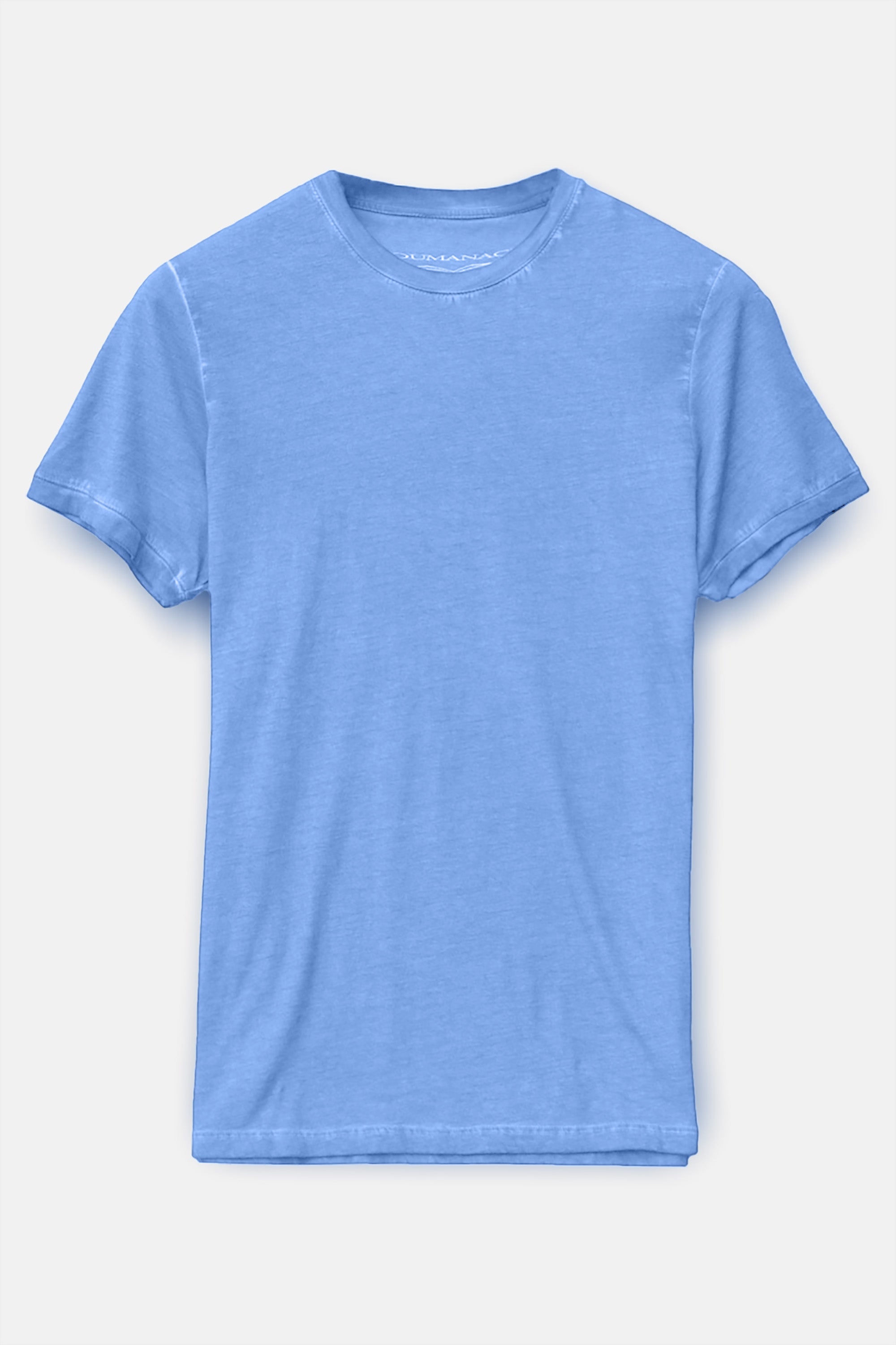 Smart Casual Cotton T-Shirt - Santorini