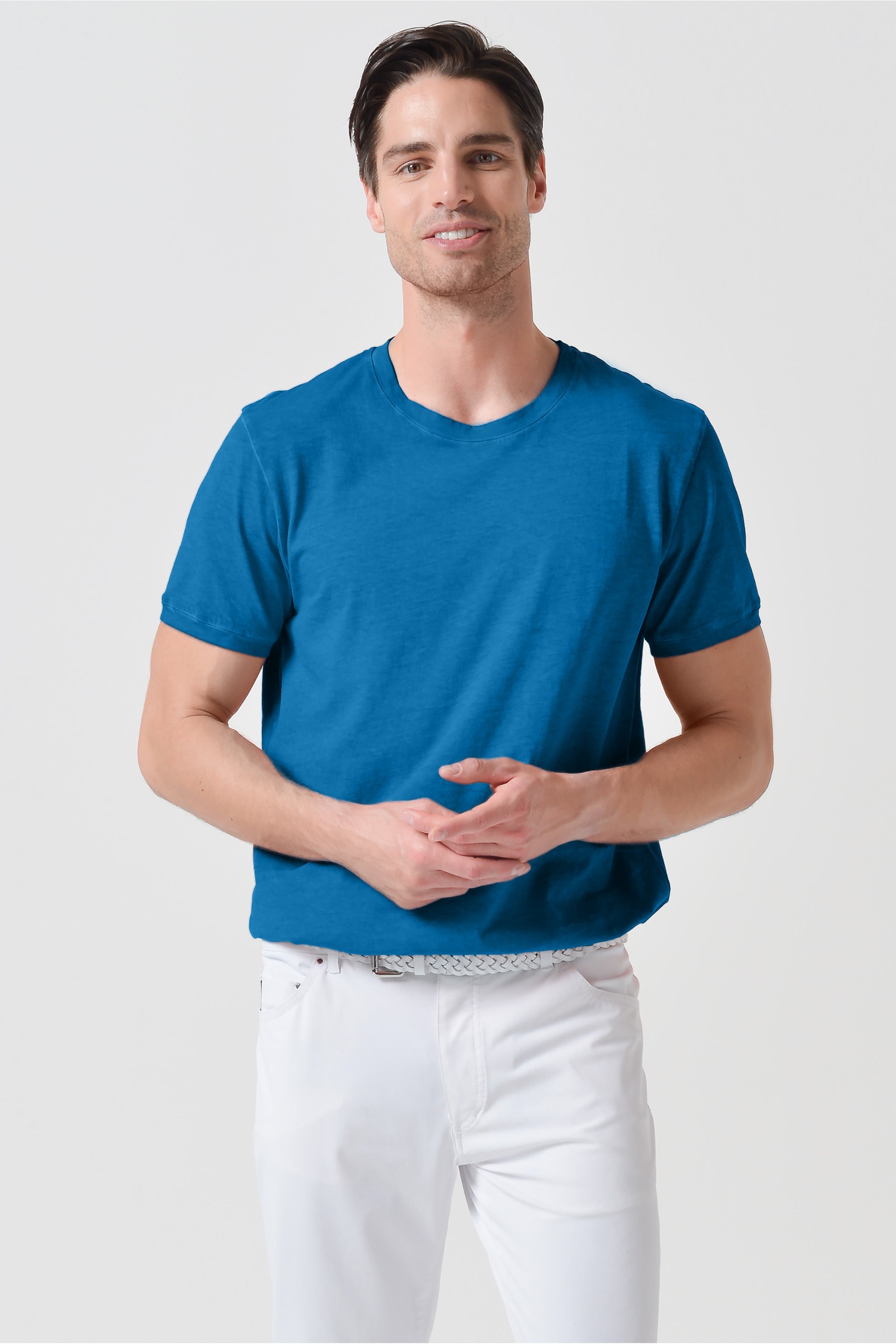 Smart Casual Cotton T-Shirt - Mistral