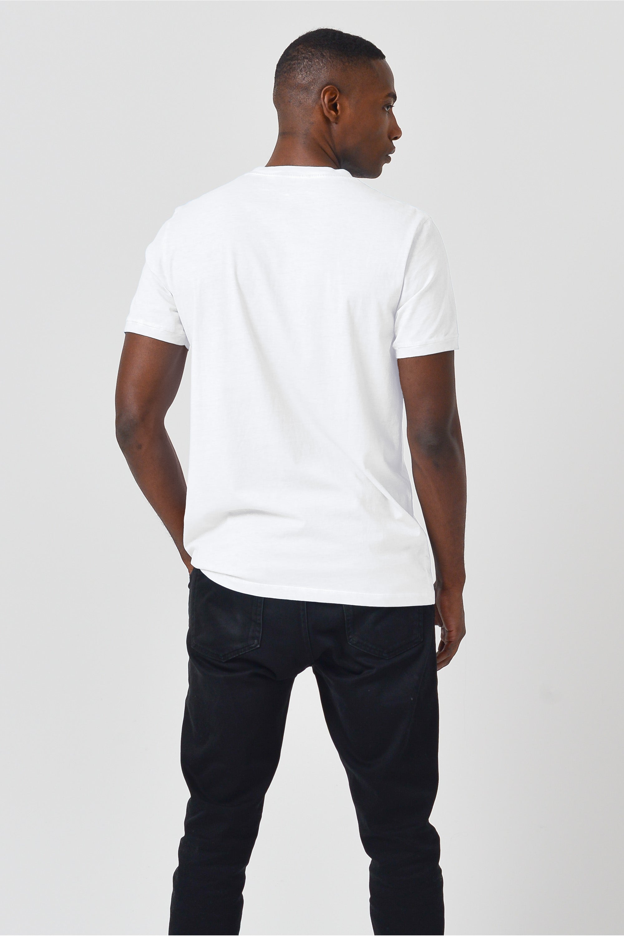 Smart Casual Cotton T-Shirt - White