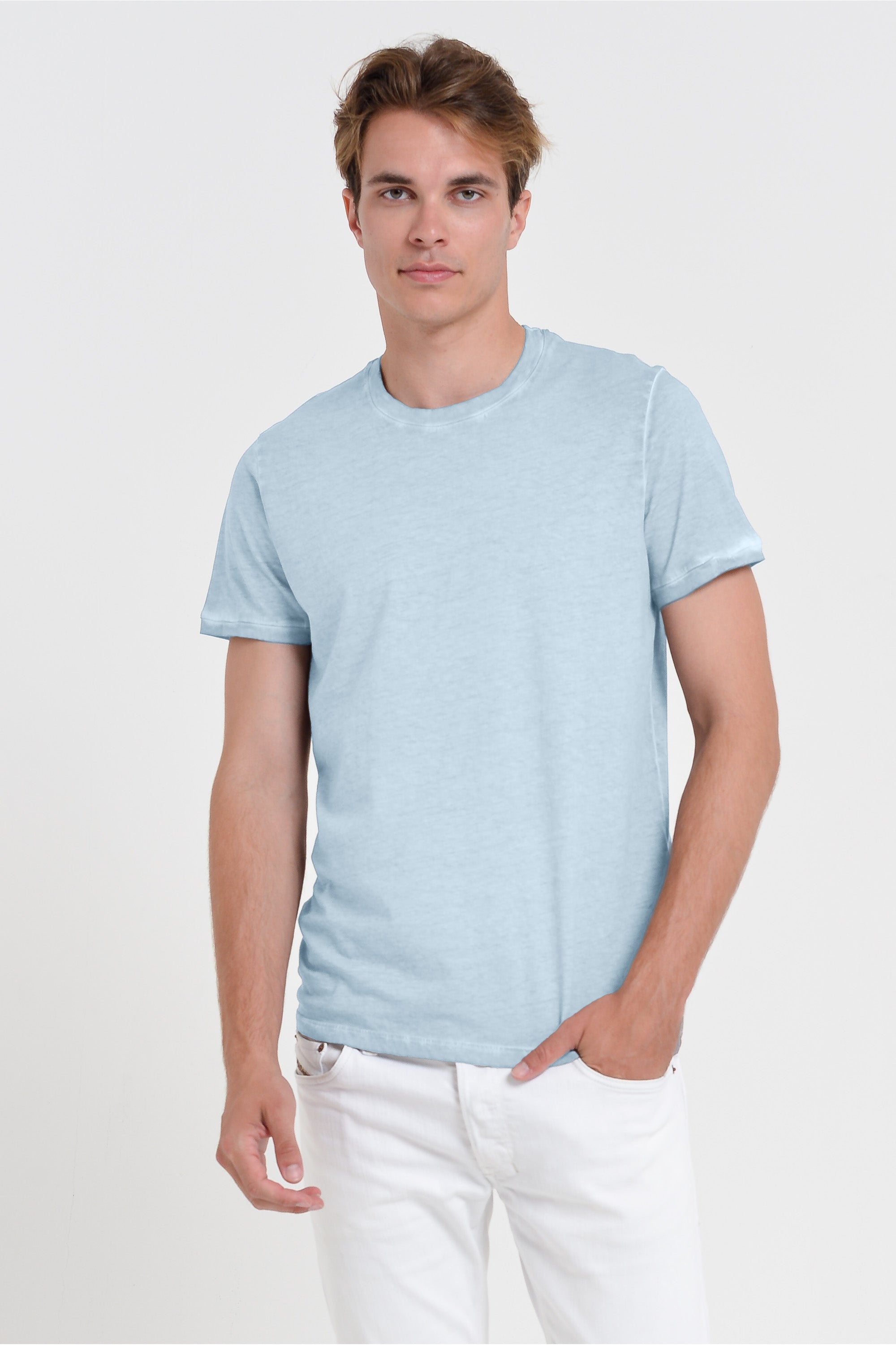 Smart Casual Cotton T-Shirt - Anice