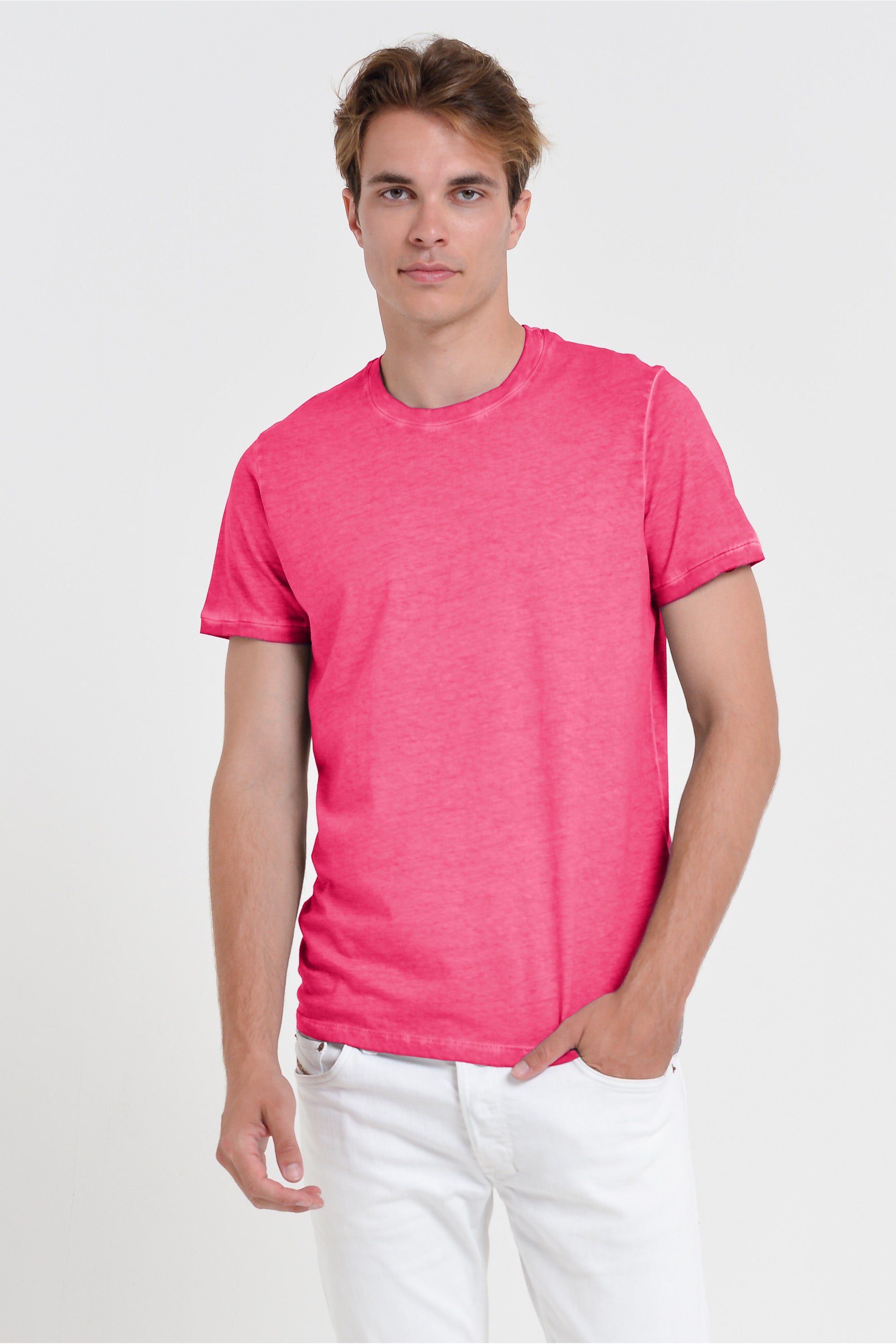 Smart Casual Cotton T-Shirt - Fragola