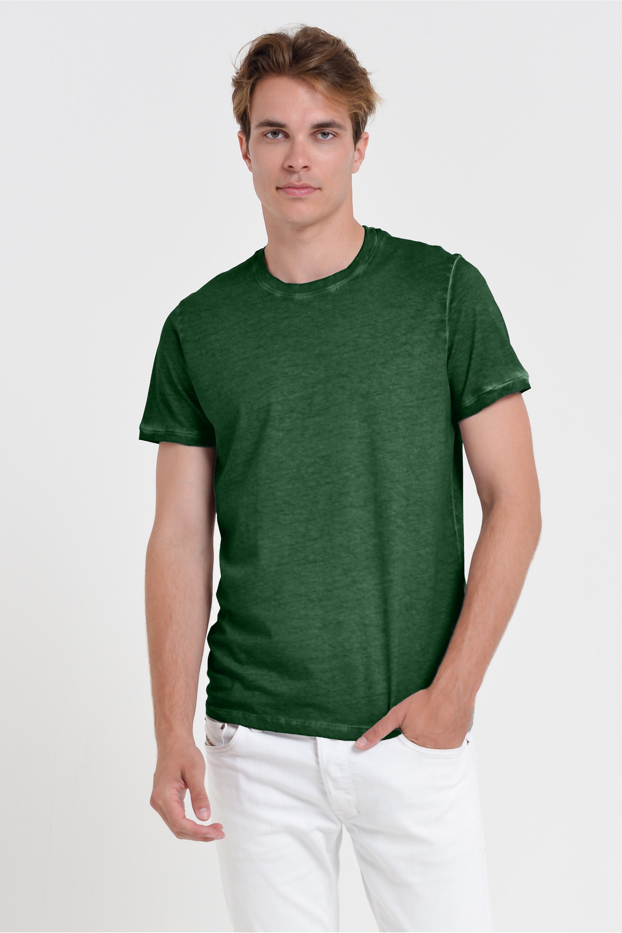 Smart Casual Cotton T-Shirt - Pineta