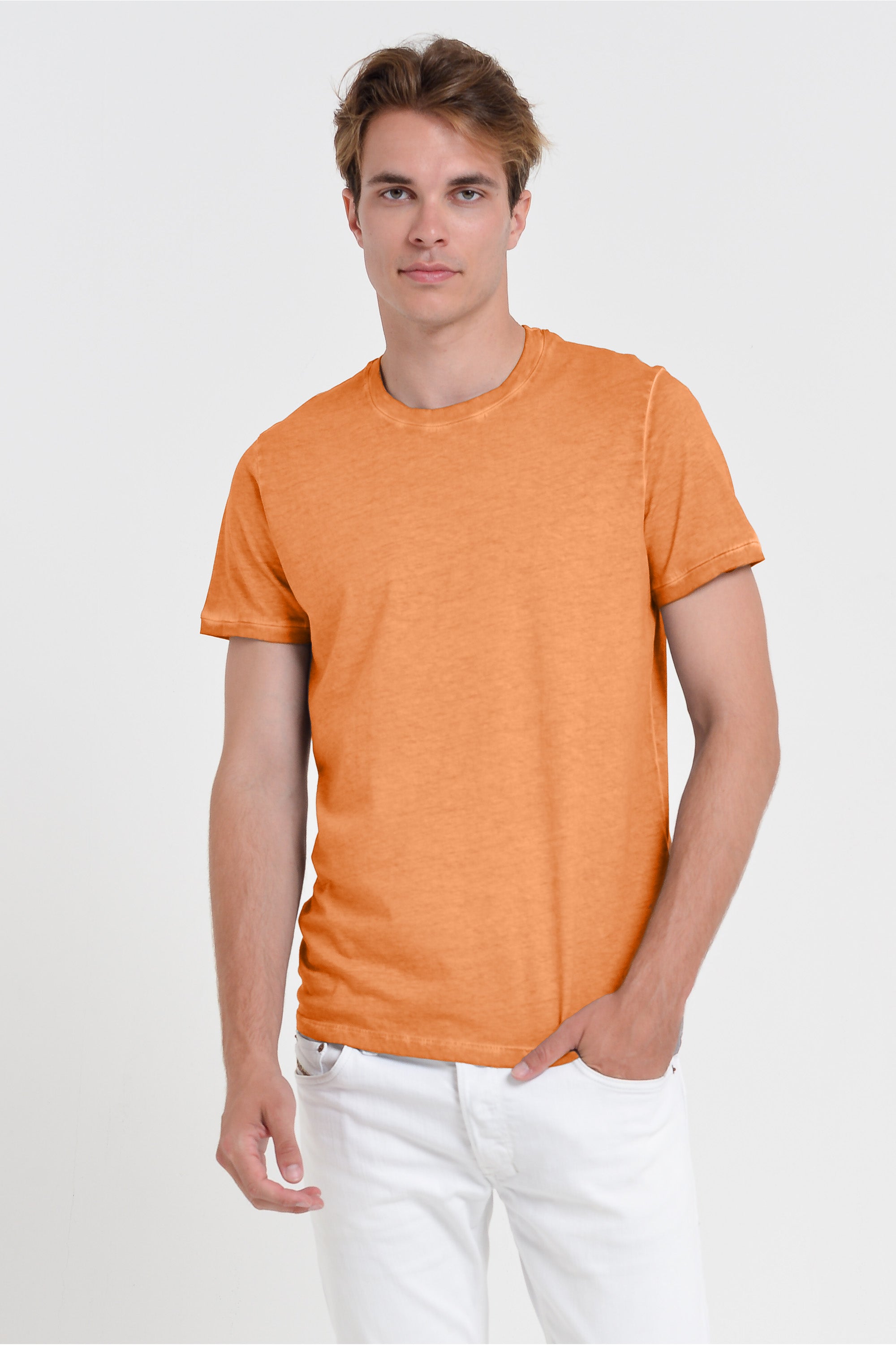 T-Shirt Basic - Albicocca