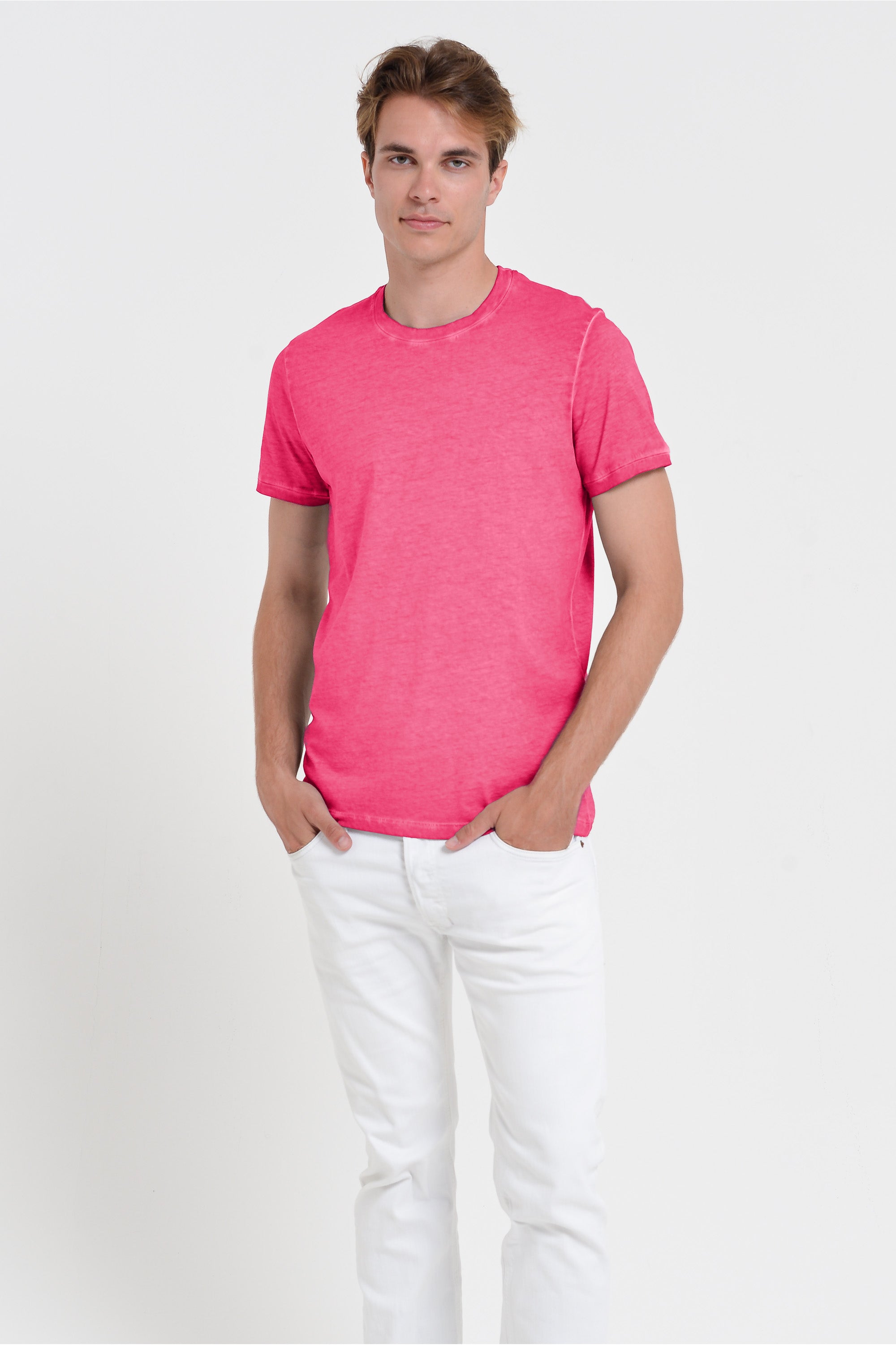 Smart Casual Cotton T-Shirt - Fragola