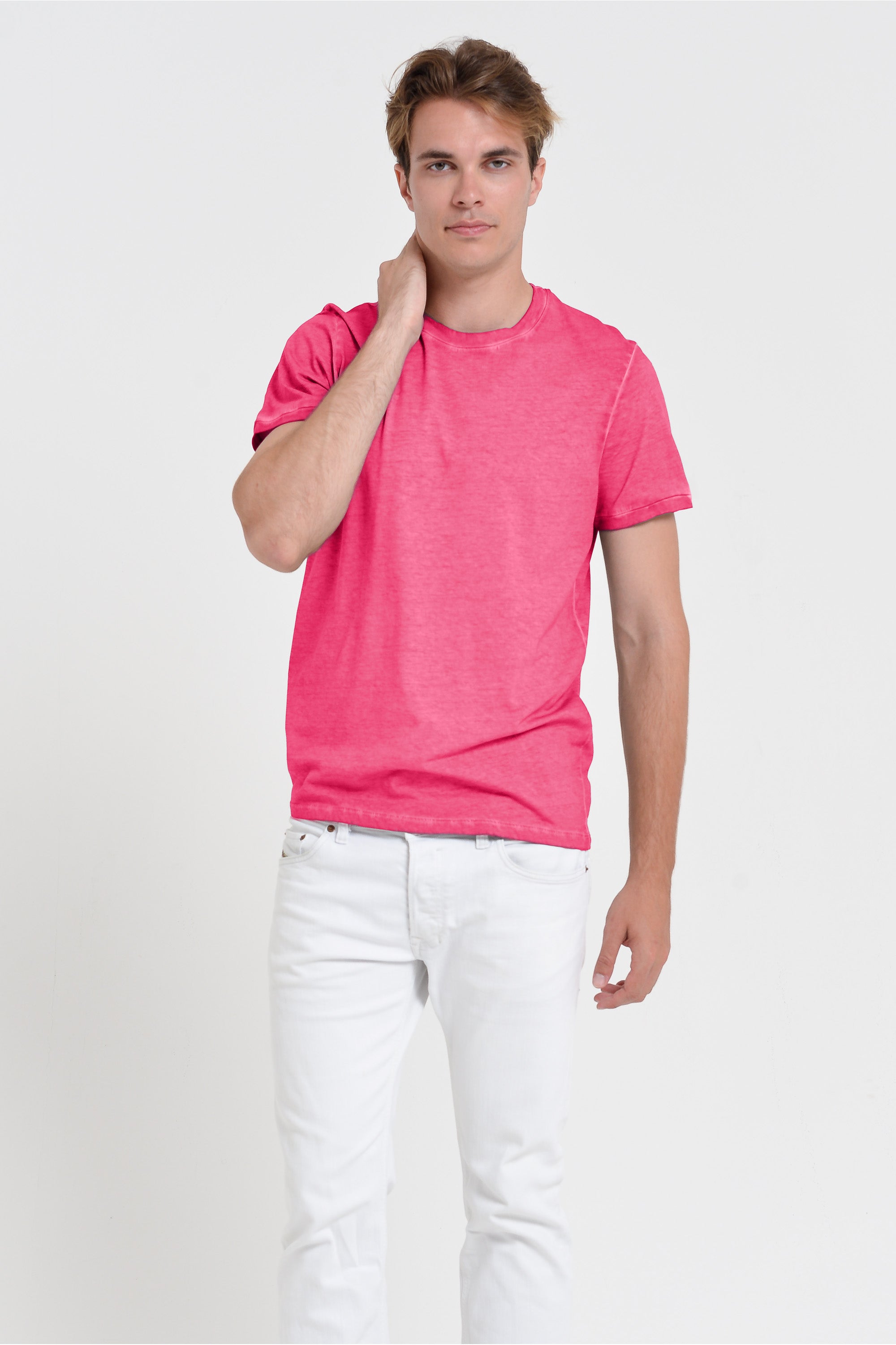 Smart Casual Cotton T-Shirt - Fragola