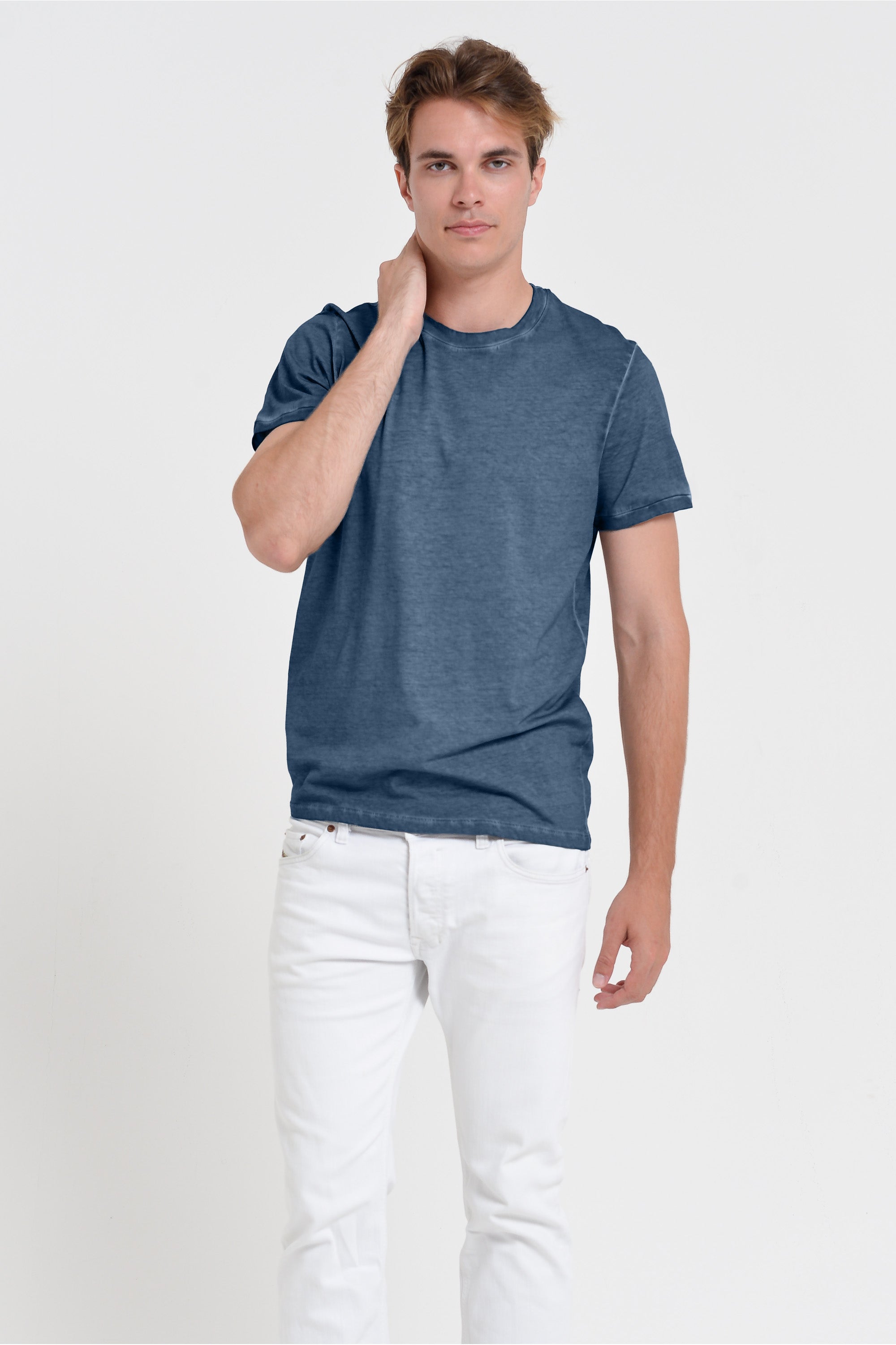Smart Casual Cotton T-Shirt - Jeans