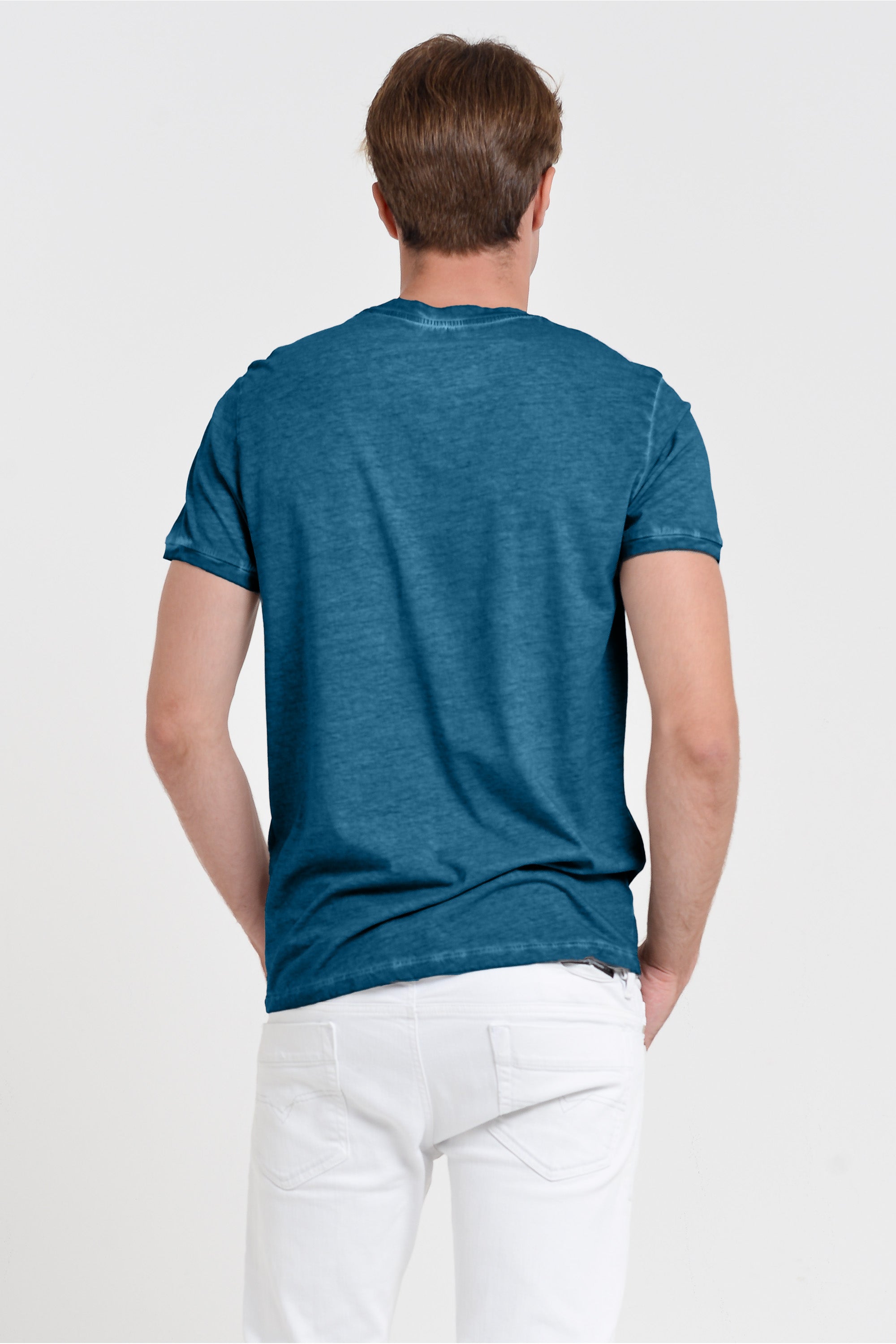 Smart Casual Cotton T-Shirt - Hurricane