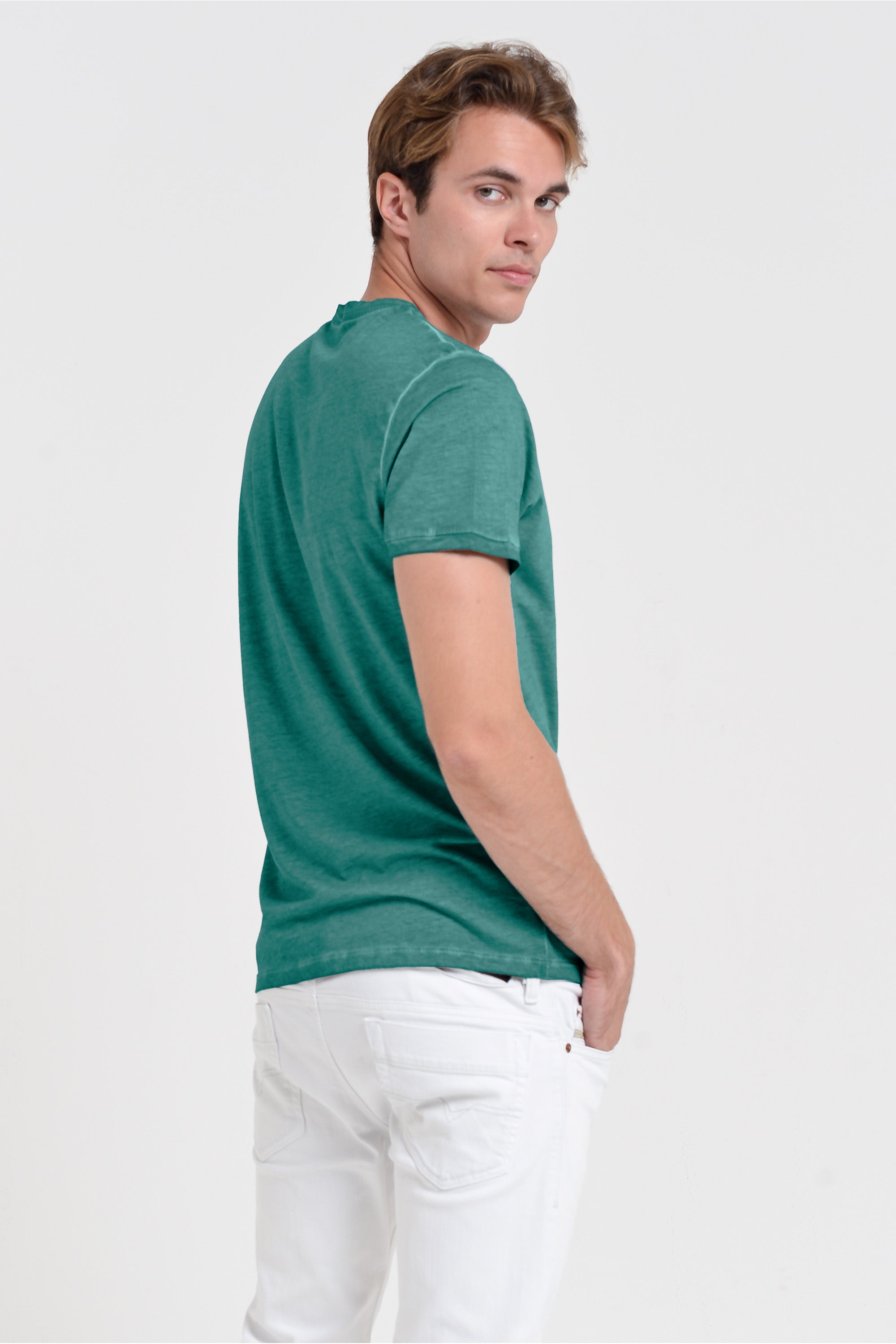 Smart Casual Cotton T-Shirt - Bahama