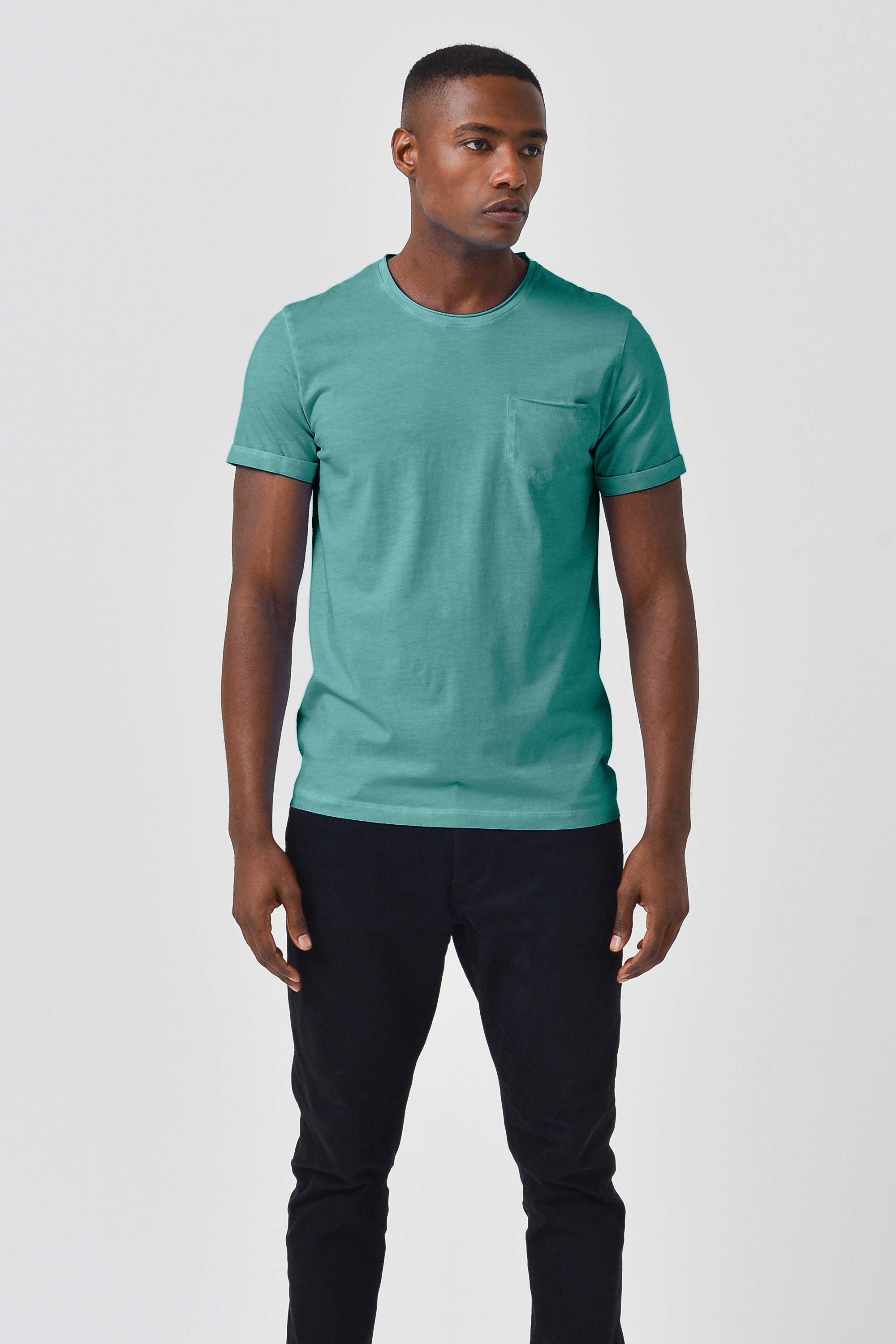 Plain Pocket Cotton T-Shirt - Bahama