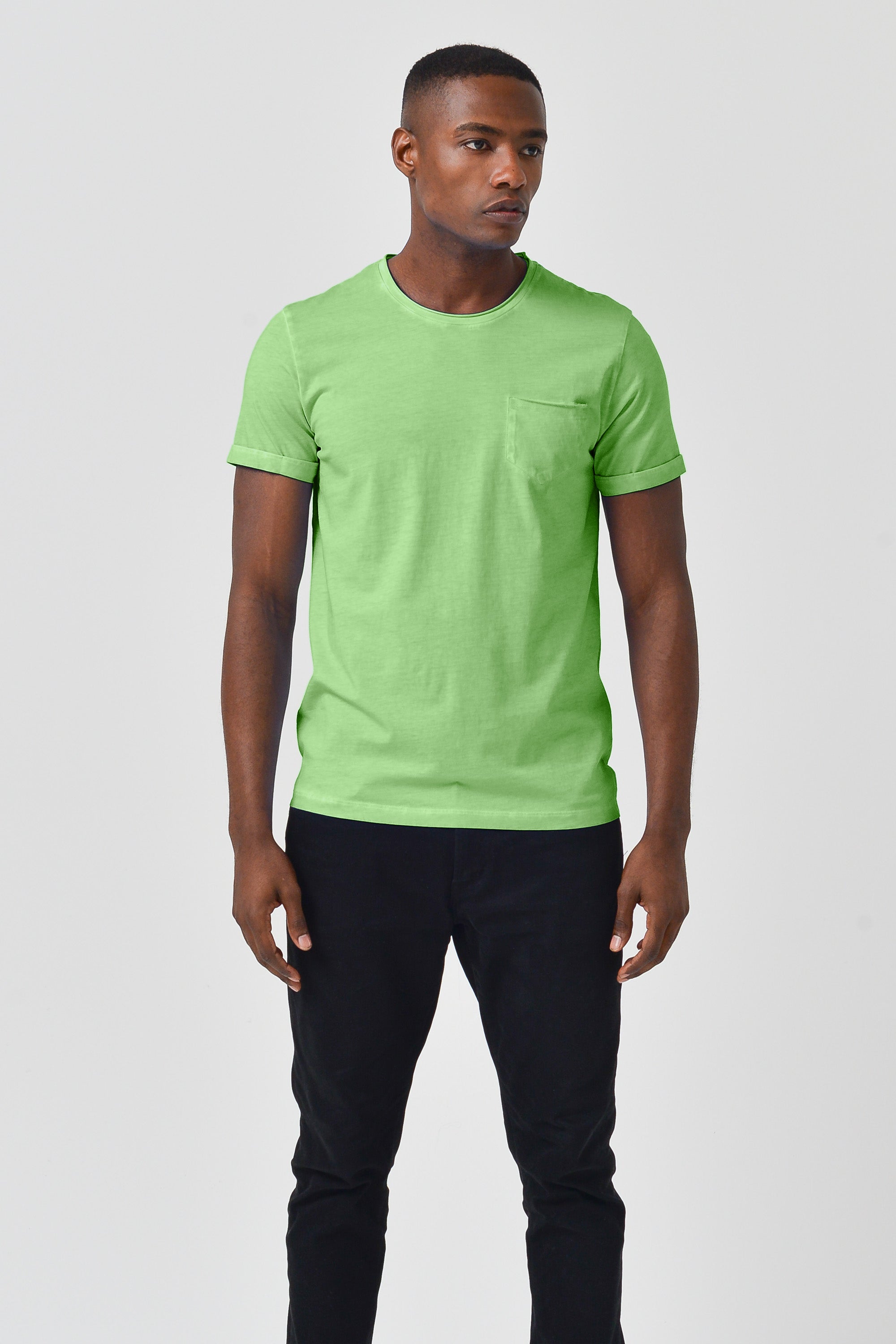 Plain Pocket Cotton T-Shirt - Edera