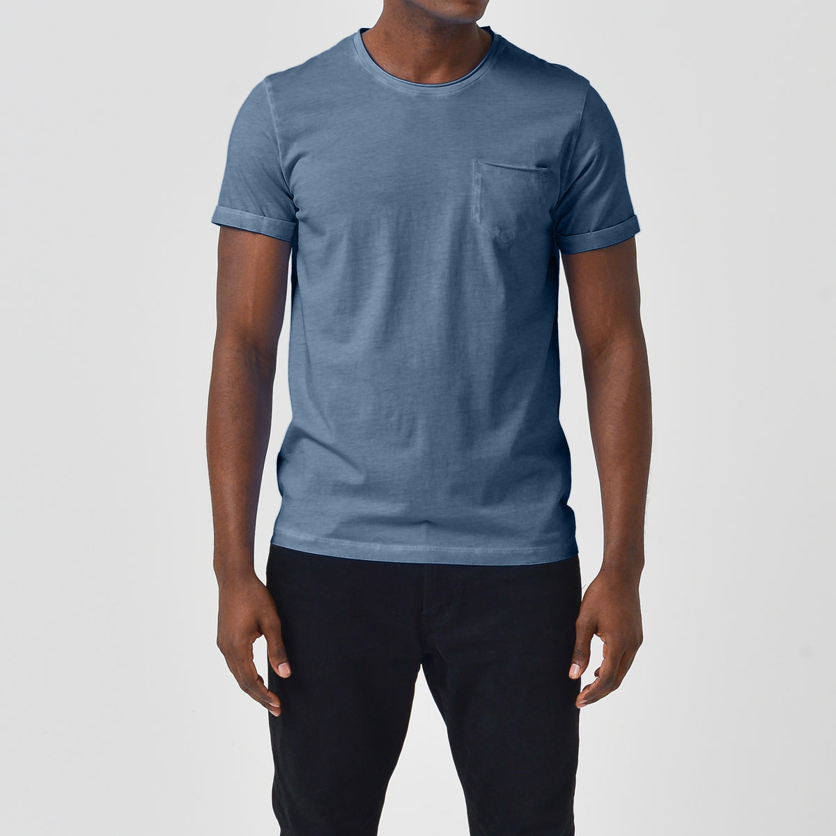 Jeans Plain Pocket Cotton T-Shirt Ploumanac'h
