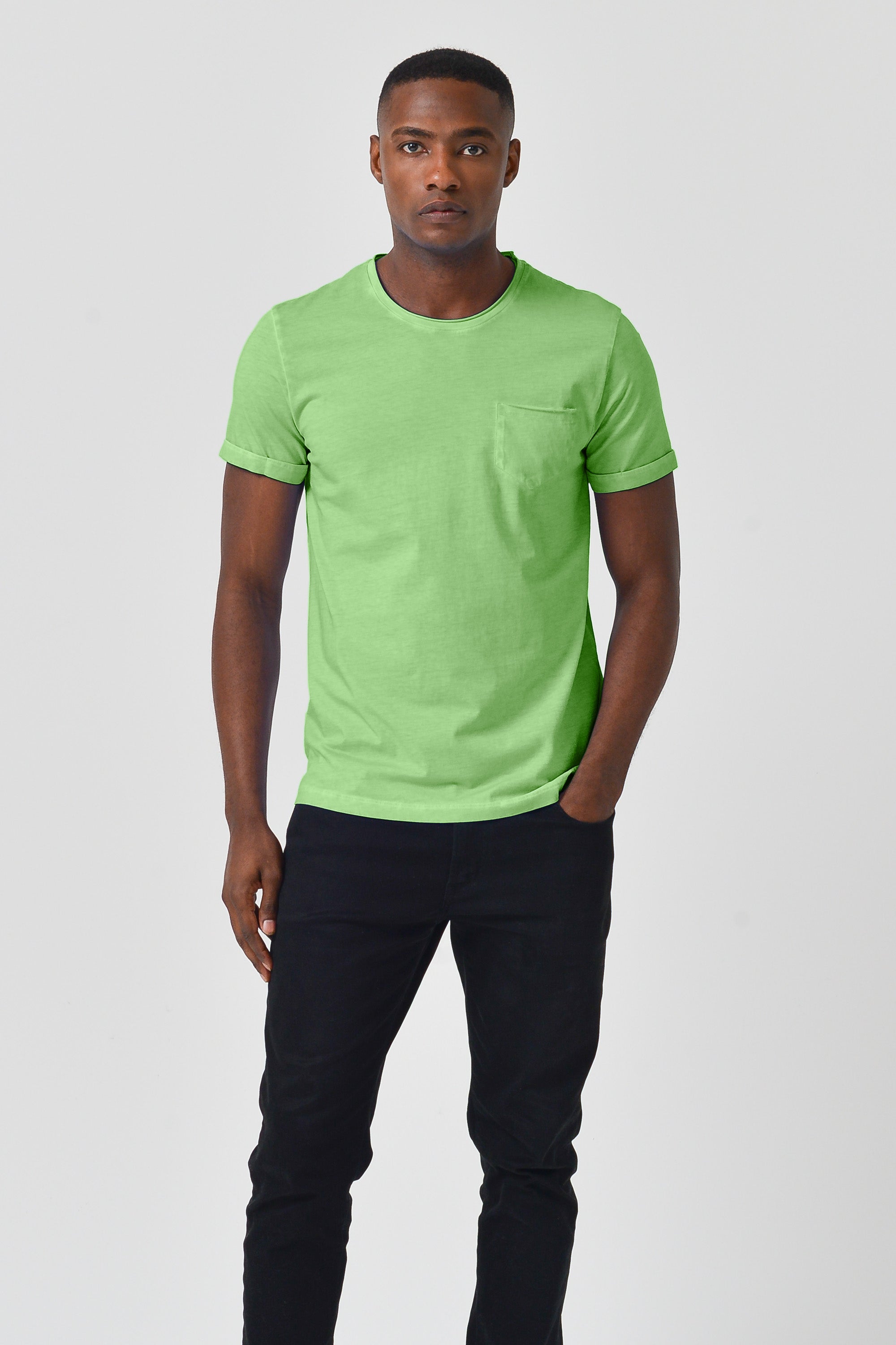 Plain Pocket Cotton T-Shirt - Edera