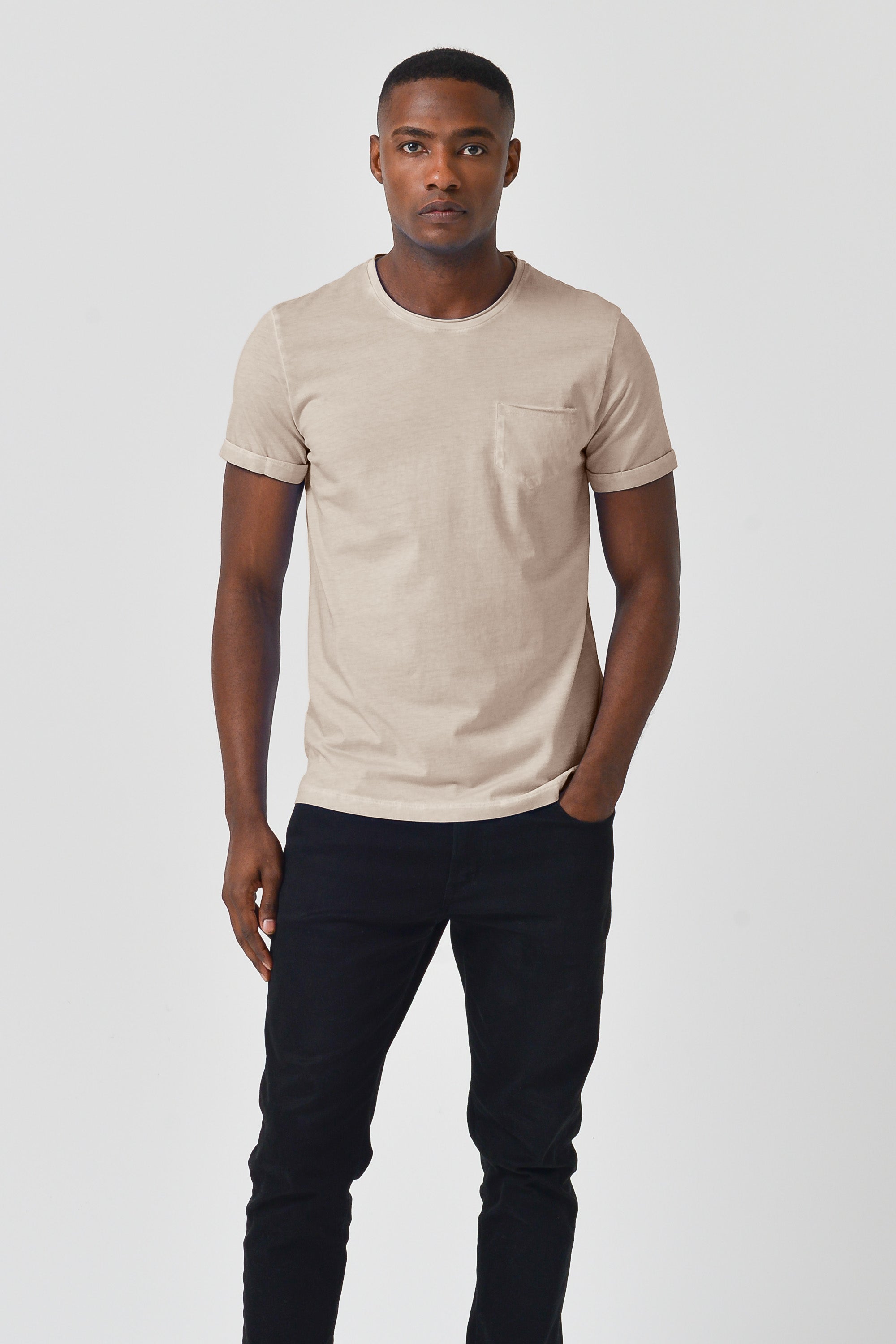 Plain Pocket Cotton T-Shirt - Harbor