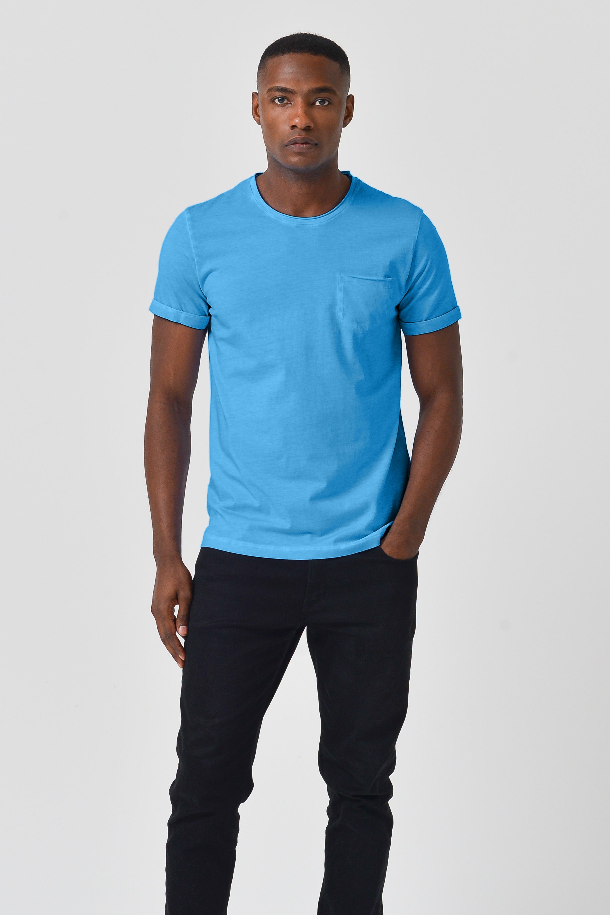 Plain Pocket Cotton T-Shirt - Lavezzi