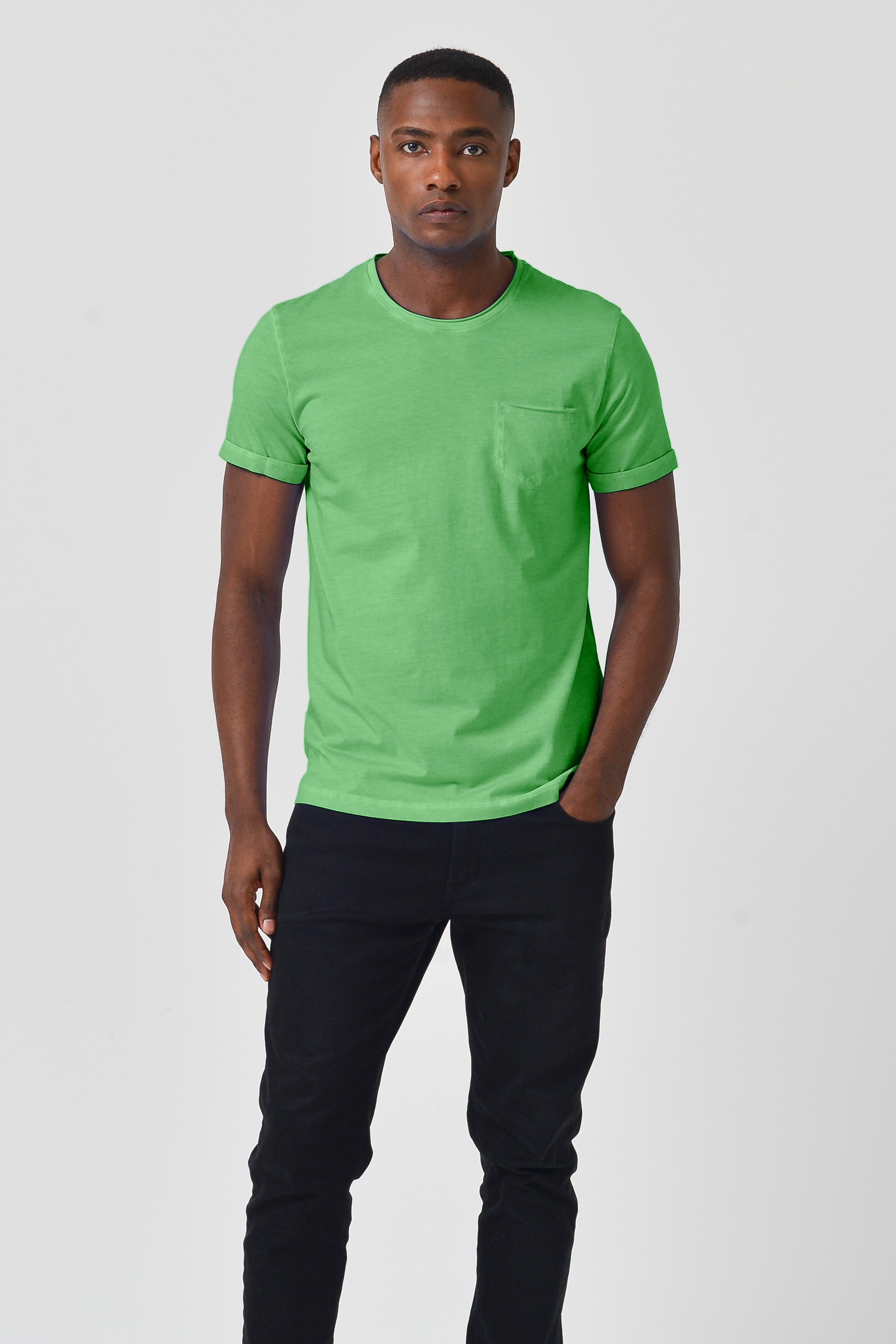 Plain Pocket Cotton T-Shirt - Martinica