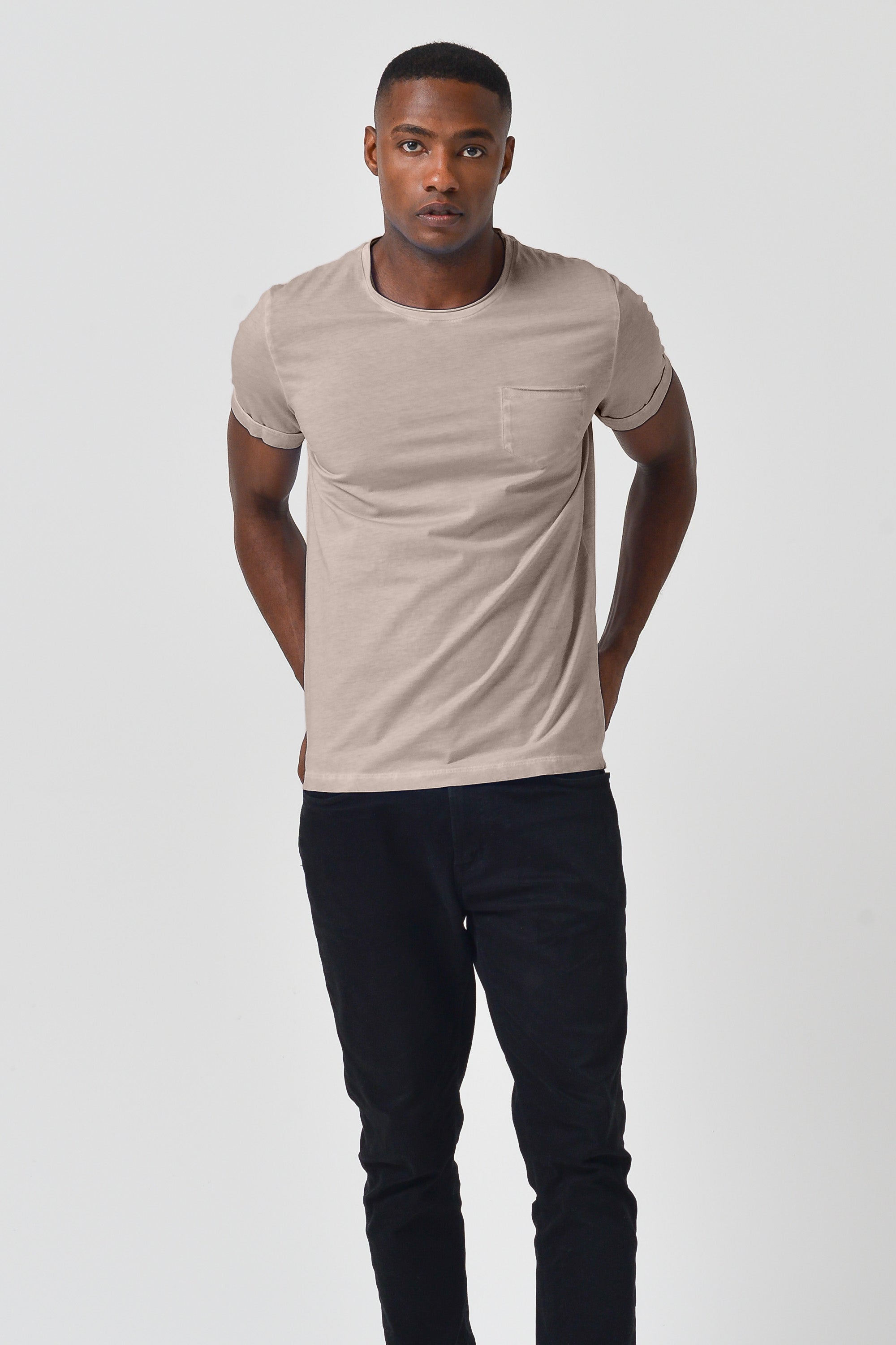 Plain Pocket Cotton T-Shirt - Corda
