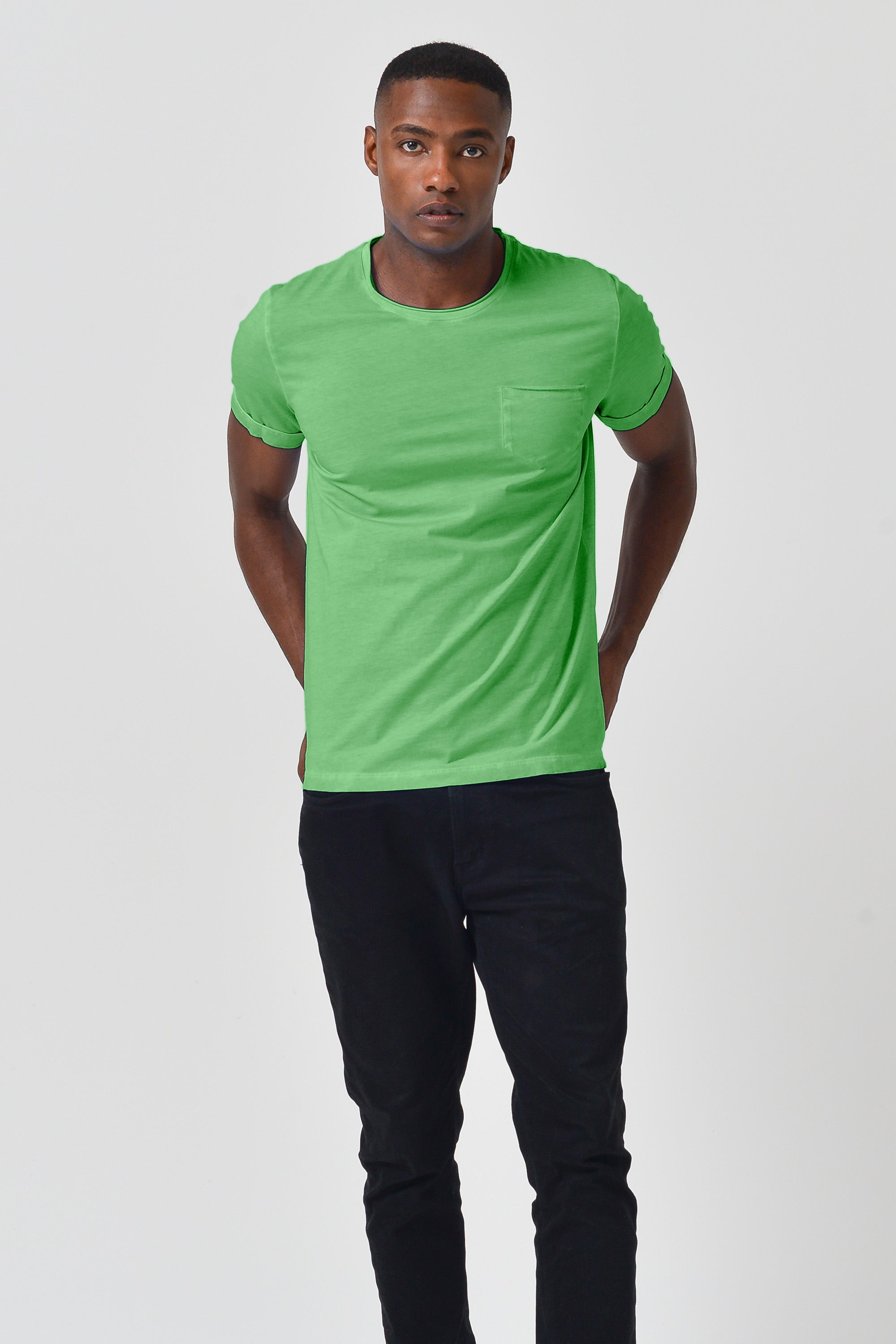 Plain Pocket Cotton T-Shirt - Martinica