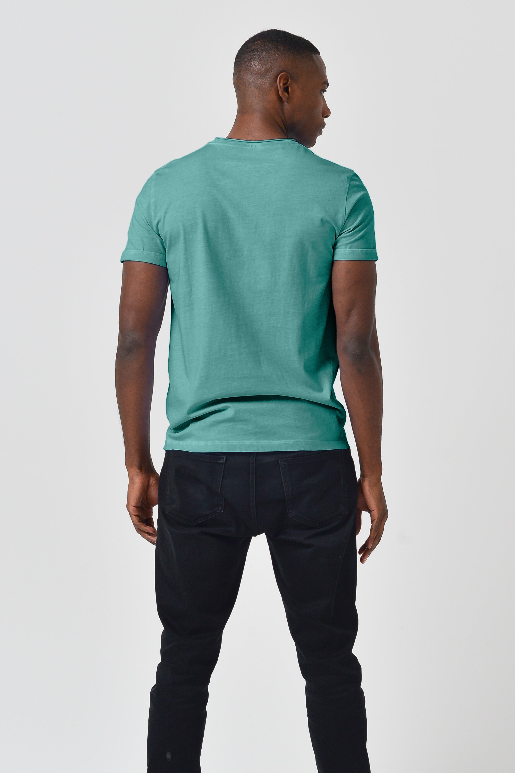 Plain Pocket Cotton T-Shirt - Bahama