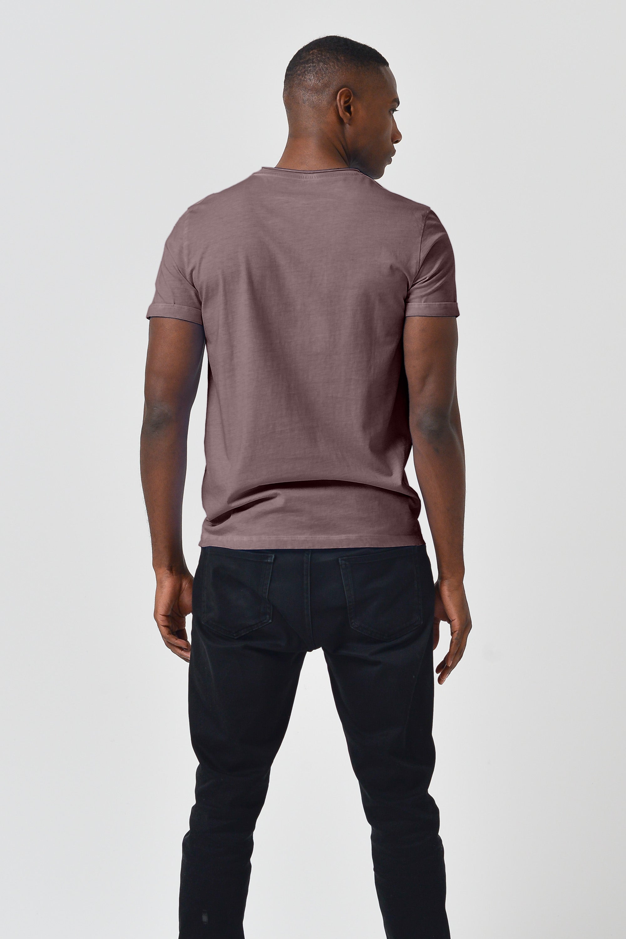 Plain Pocket Cotton T-Shirt - Caribe