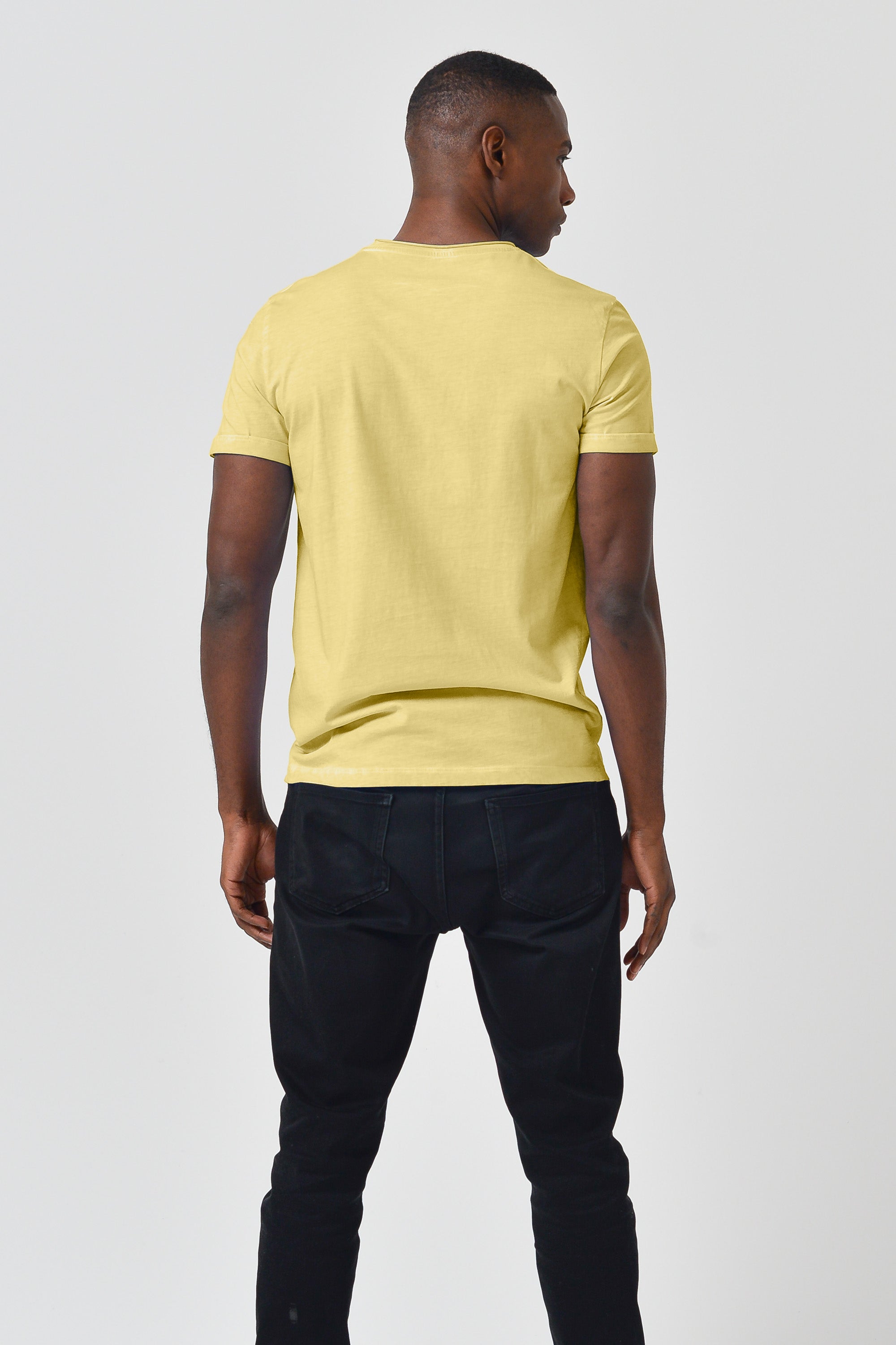 Plain Pocket Cotton T-Shirt - Samoa