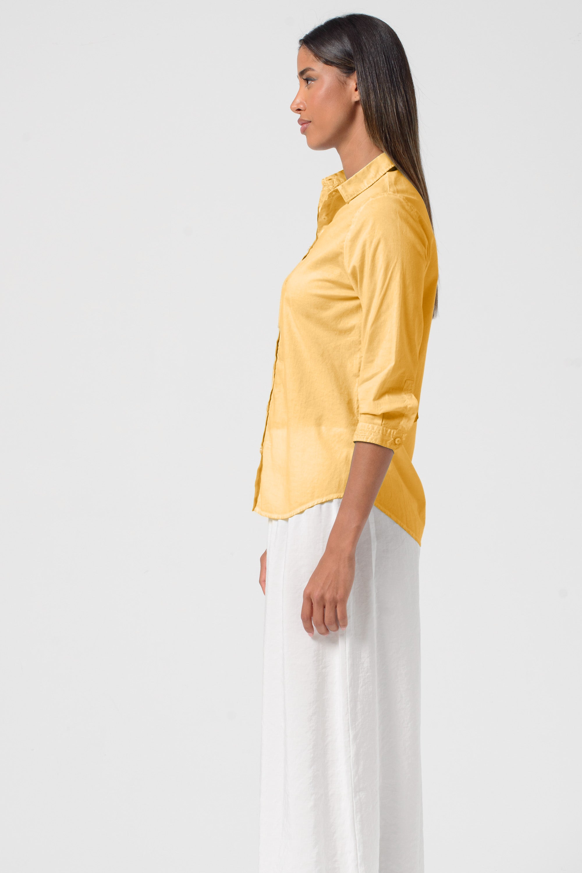Valerie Poplin Shirt - Melone