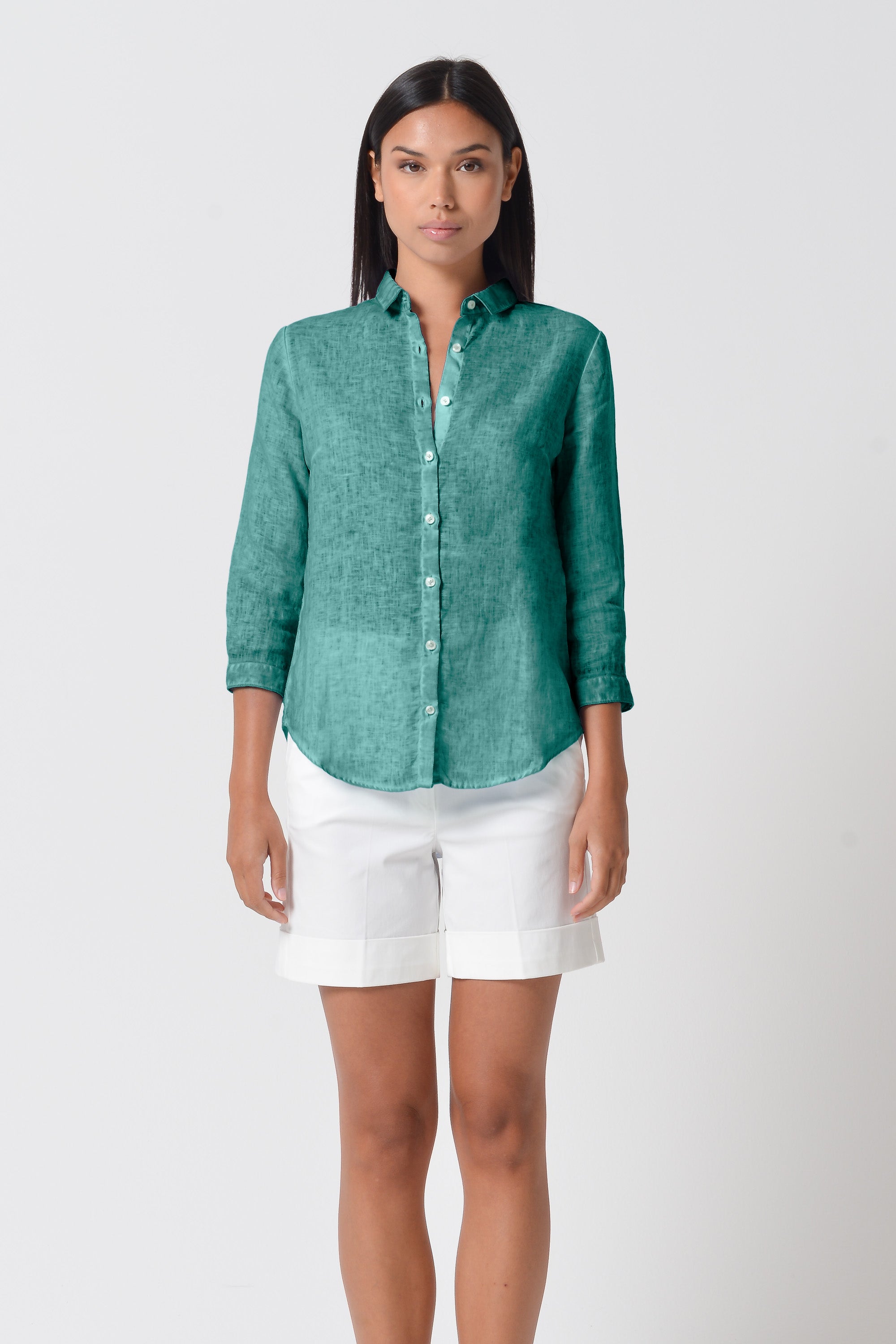 Camicia Valerie in Lino - Bahama