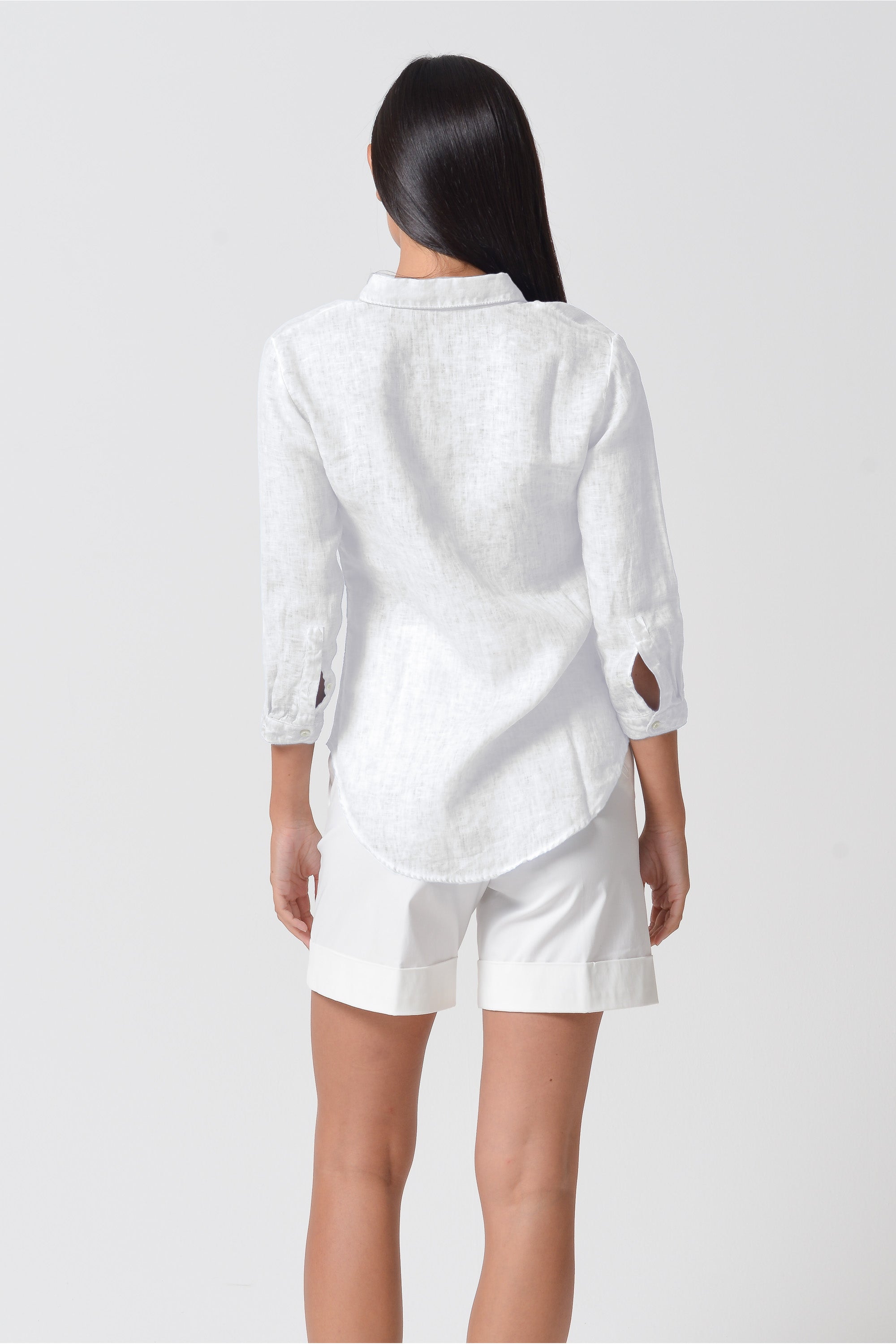 Valerie Shirt in Linen - White