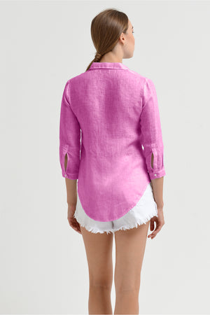 Valerie Shirt in Linen - Candy