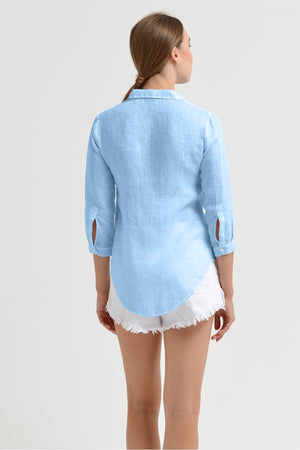 Valerie Shirt in Linen - Viking