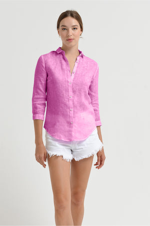 Valerie Shirt in Linen - Candy