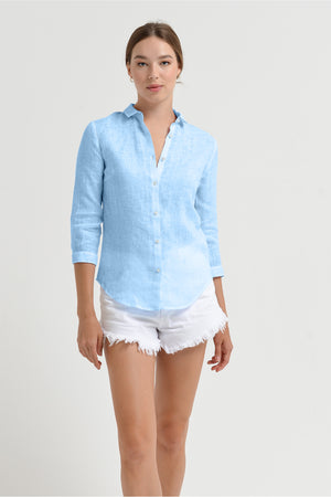 Valerie Shirt in Linen - Viking