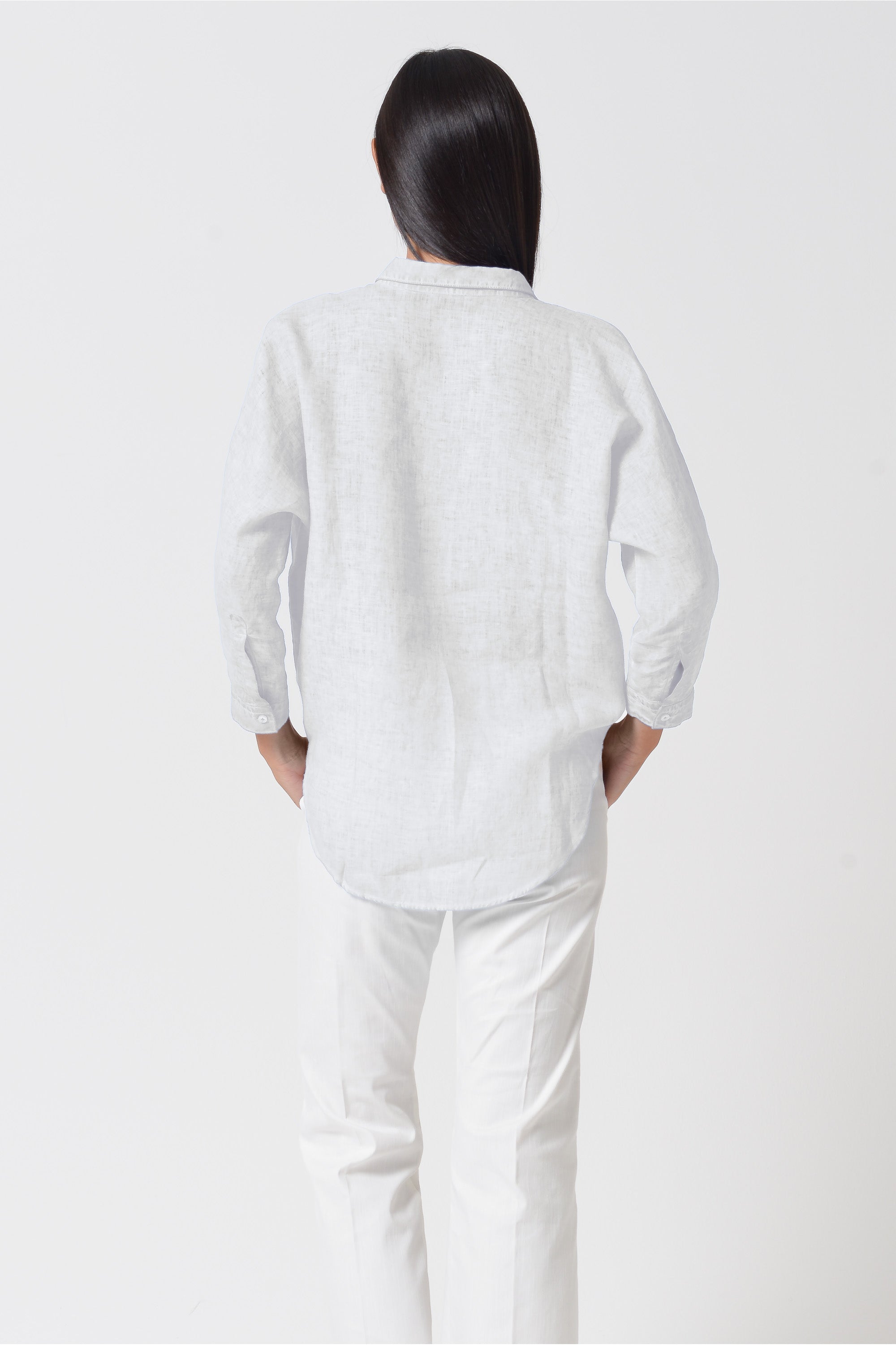 Ollie Linen Blouse - White