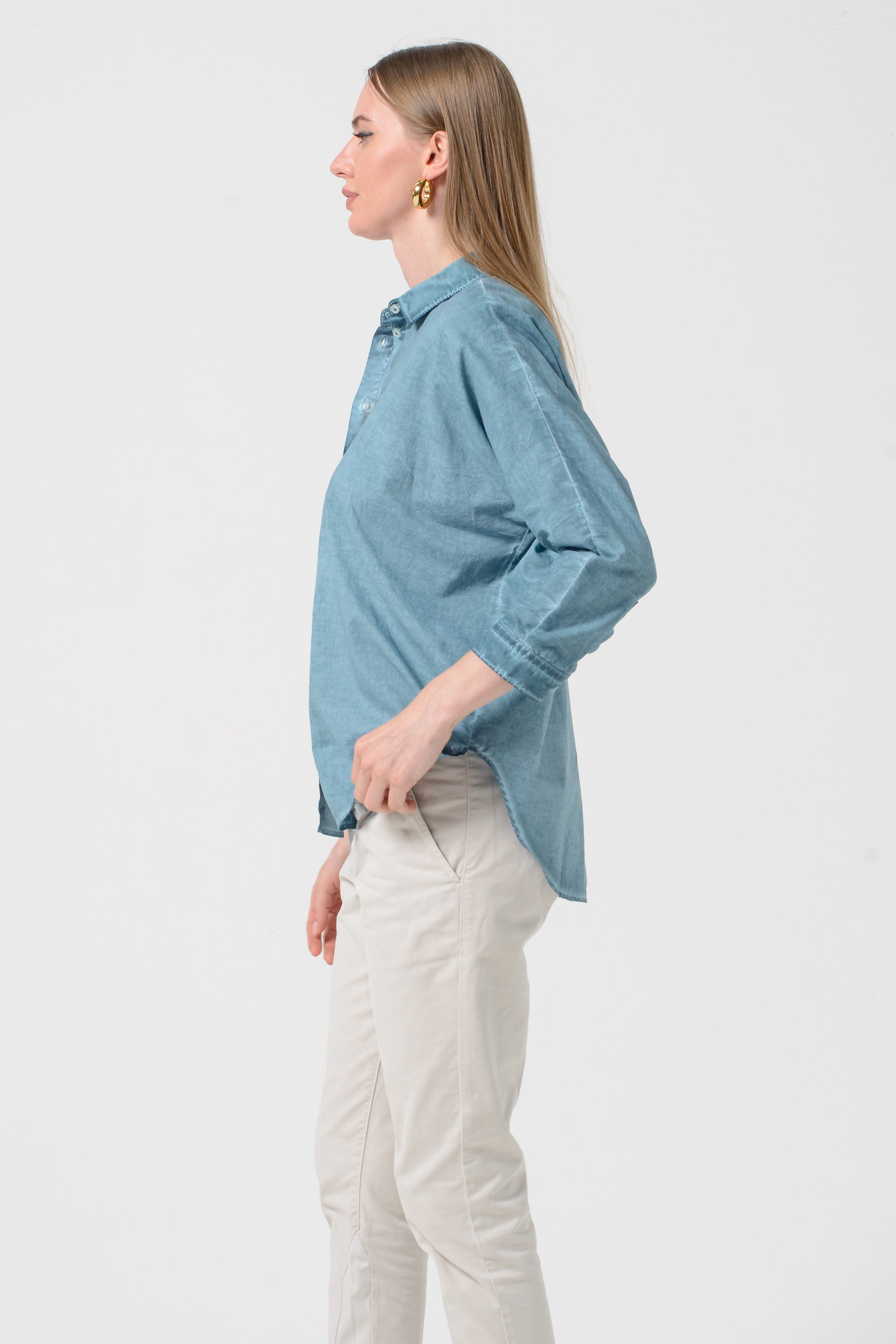 Ollie Voile Blouse - Marlin