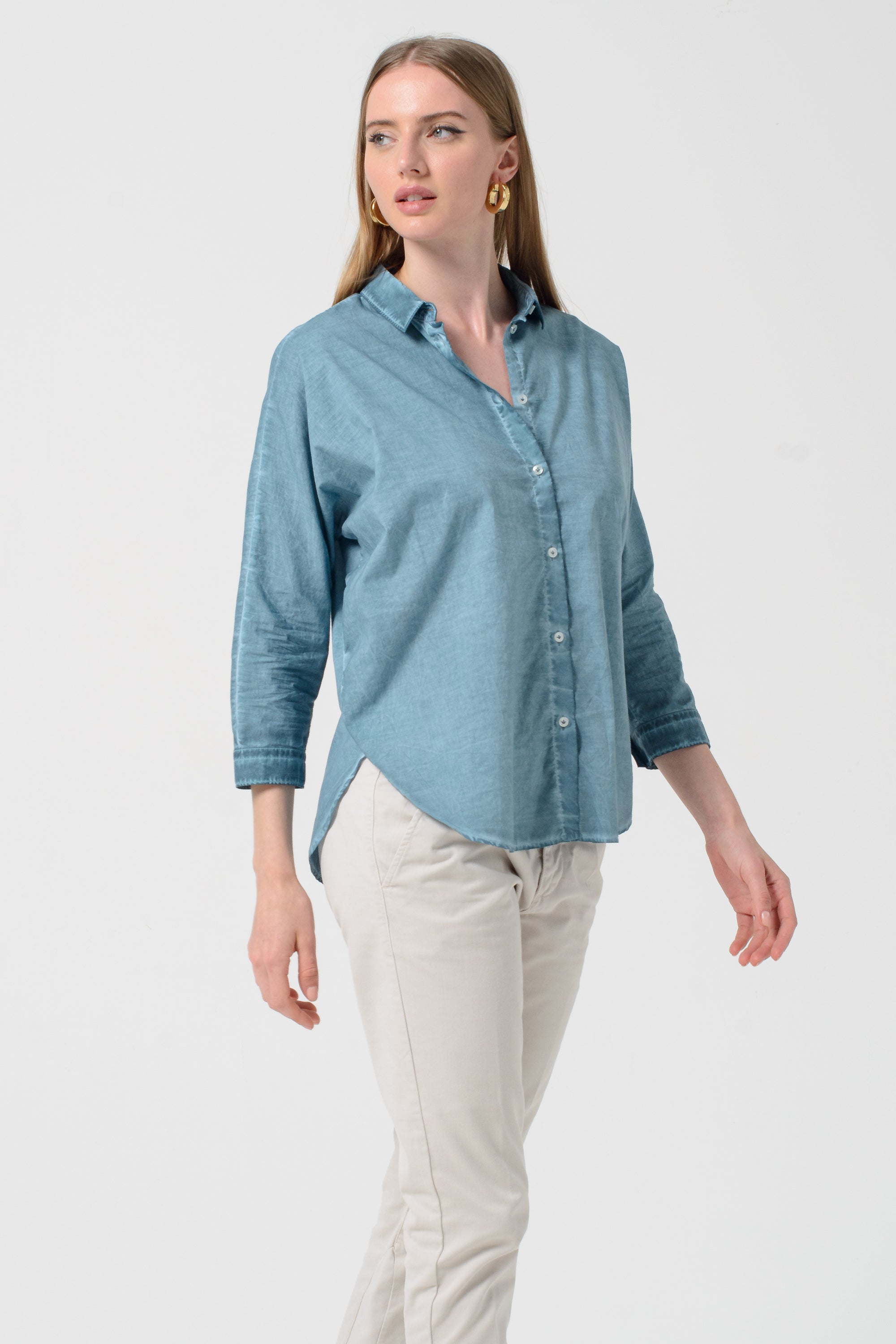 Ollie Voile Blouse - Marlin