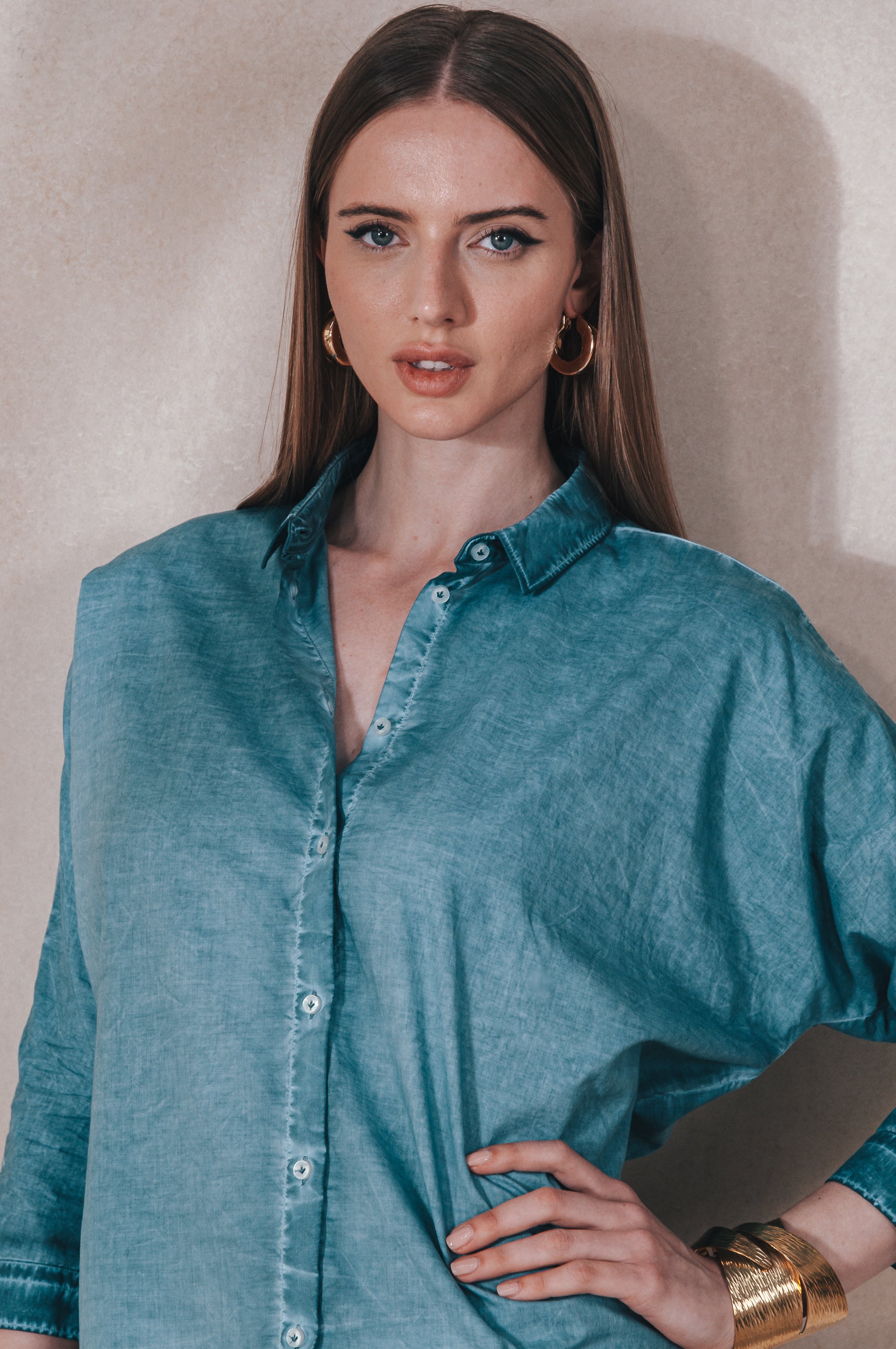 Ollie Voile Blouse - Marlin