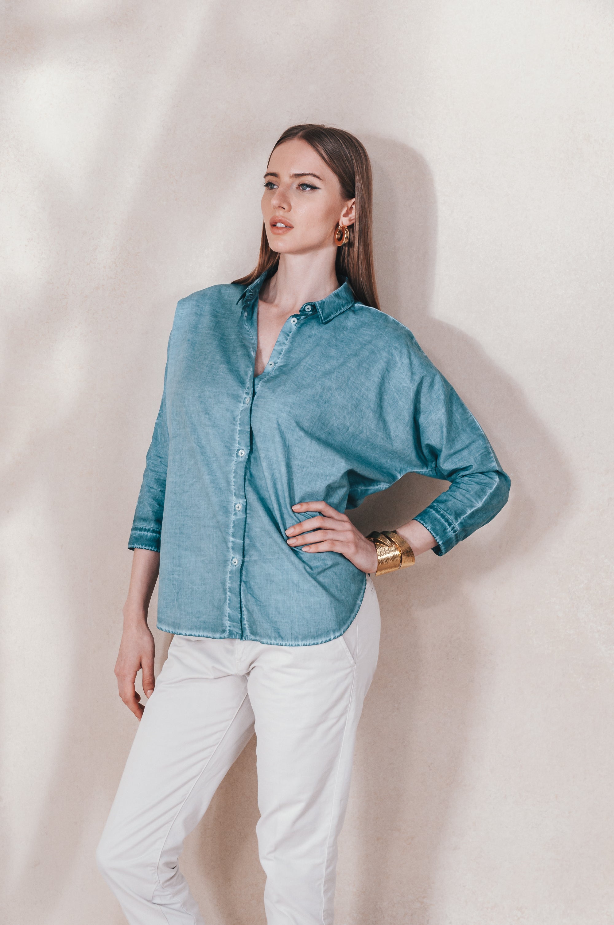 Ollie Voile Blouse - Marlin
