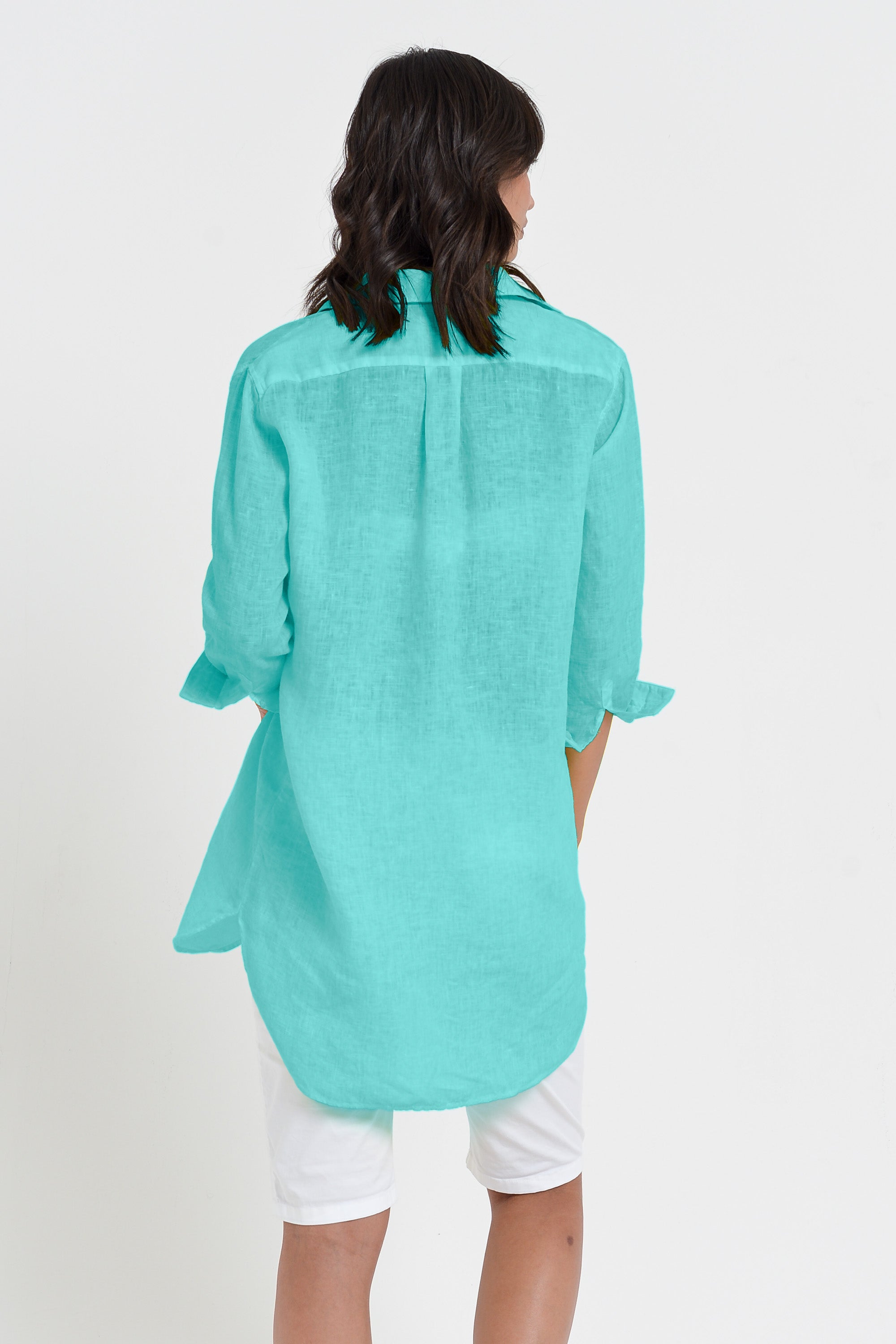 Effortless Linen Open Tunic - Paraggi