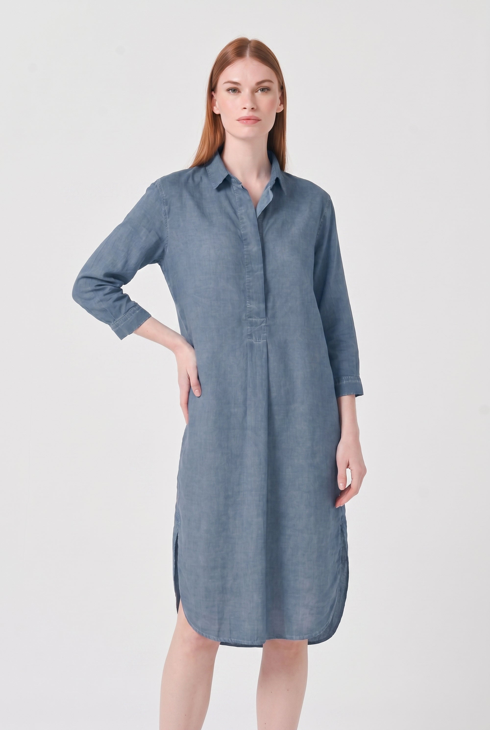 Chemisier Lungo Voile - Jeans