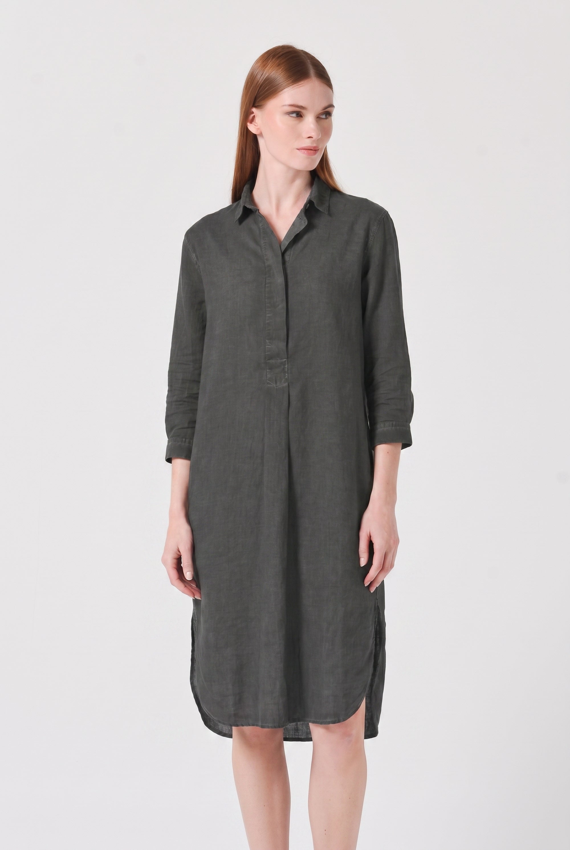 Chemisier Lungo Voile - Pietra