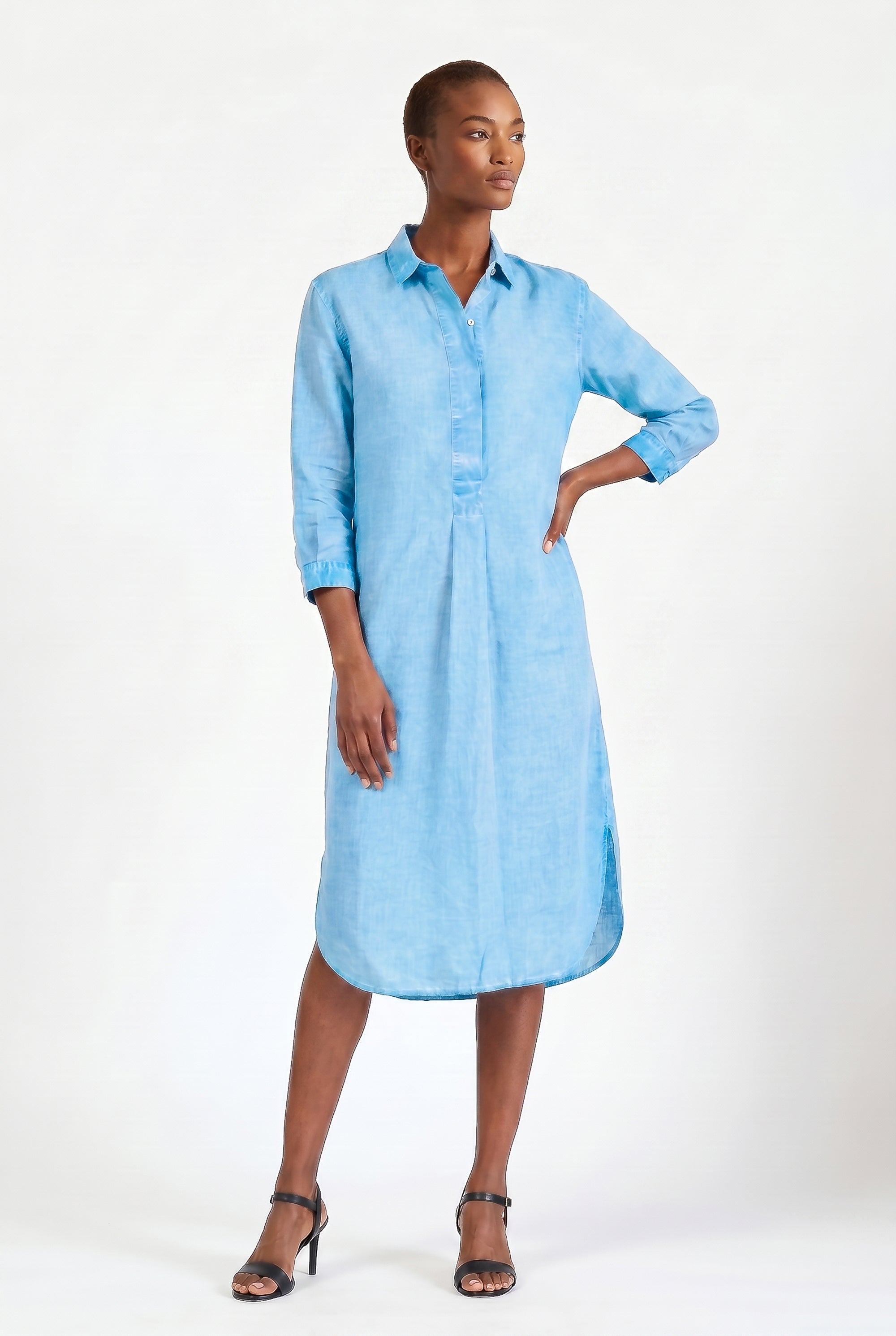 Long Voile Shirtdress - Lavezzi